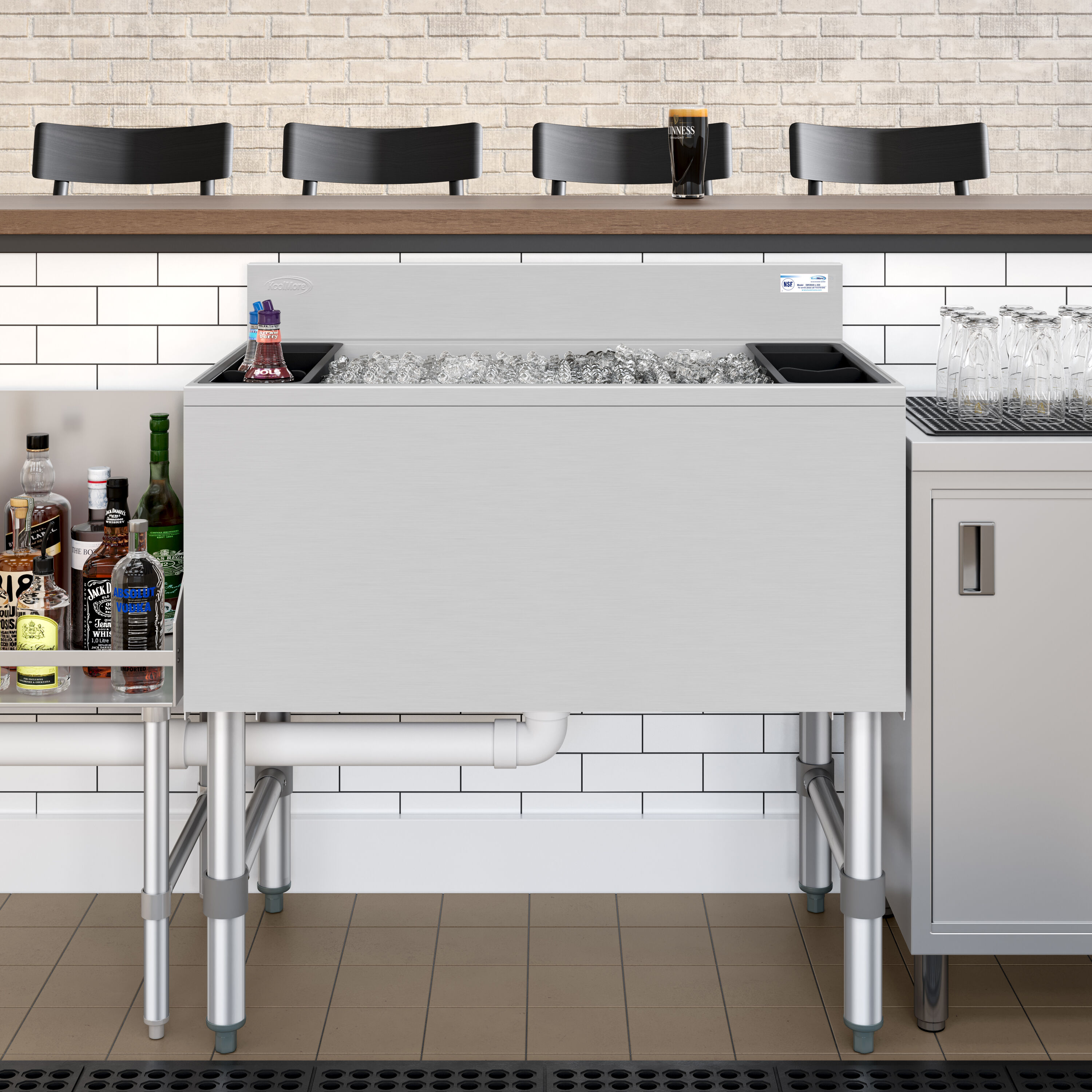 KoolMore LOW-KM-UIB-1830 Ice-Buckets - View #2