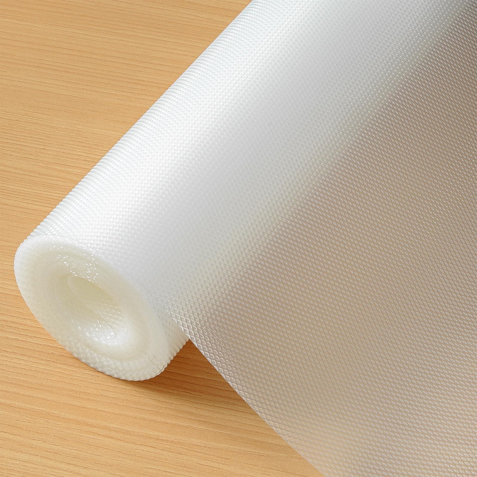 UUDULY Shelf Liners 18 in x 20 ft Clear Non Adhesive Drawer Mats Kitchen Cabinet Protector Fridge Liner durable home and garden accessory #LUU0818U098