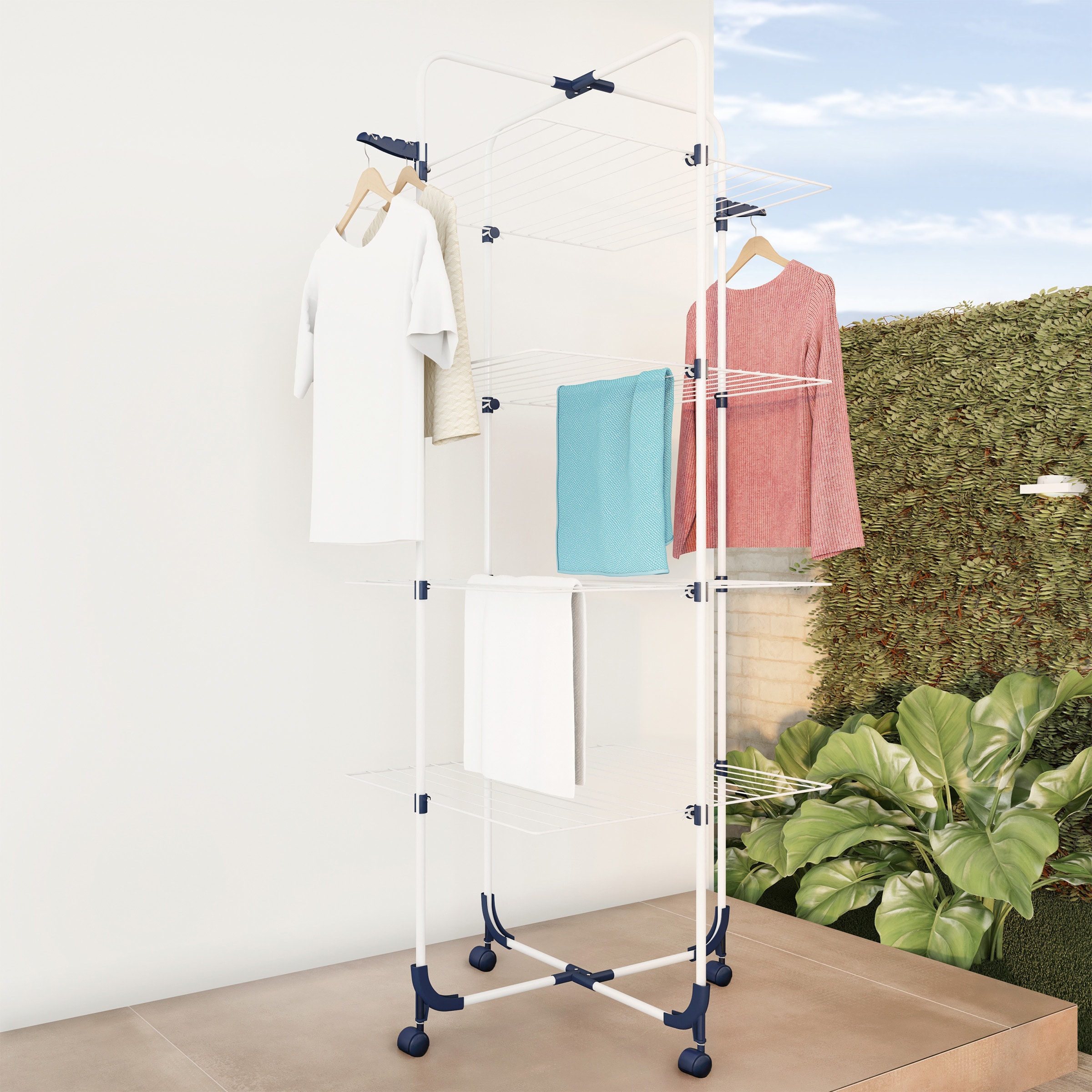  VOSAREA 1Pc Drying Rack Hanging Dry Net Clothes