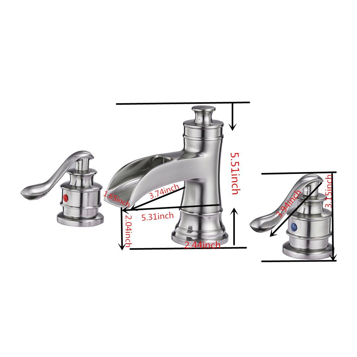WELLFOR FH76556-N-S Lavatory-Faucets - View #2