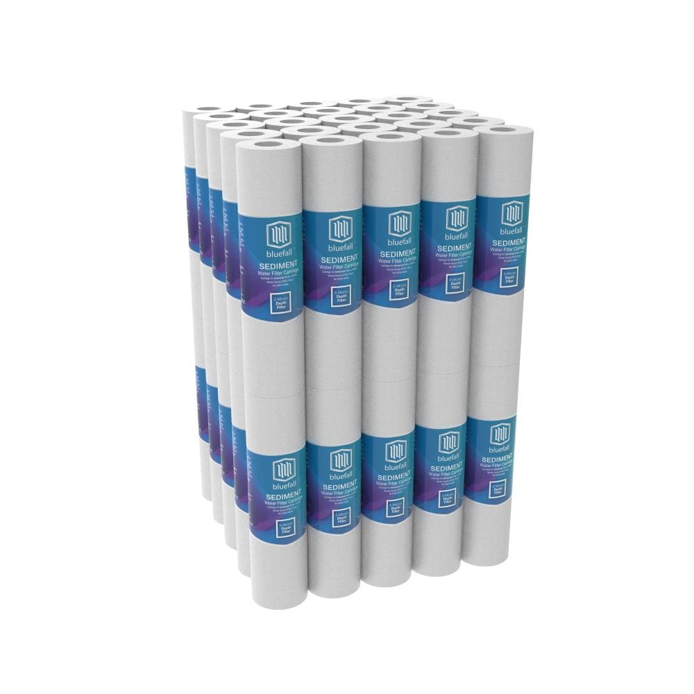 Bluefall BF-POE10-SD5M-50PK Sediment Filter Sediment and particulate Under sink Replacement Filter 50 -Pack