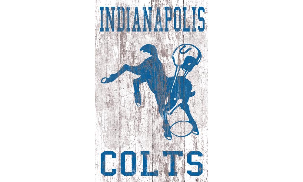 Indianapolis Colts Leash Holder Sign