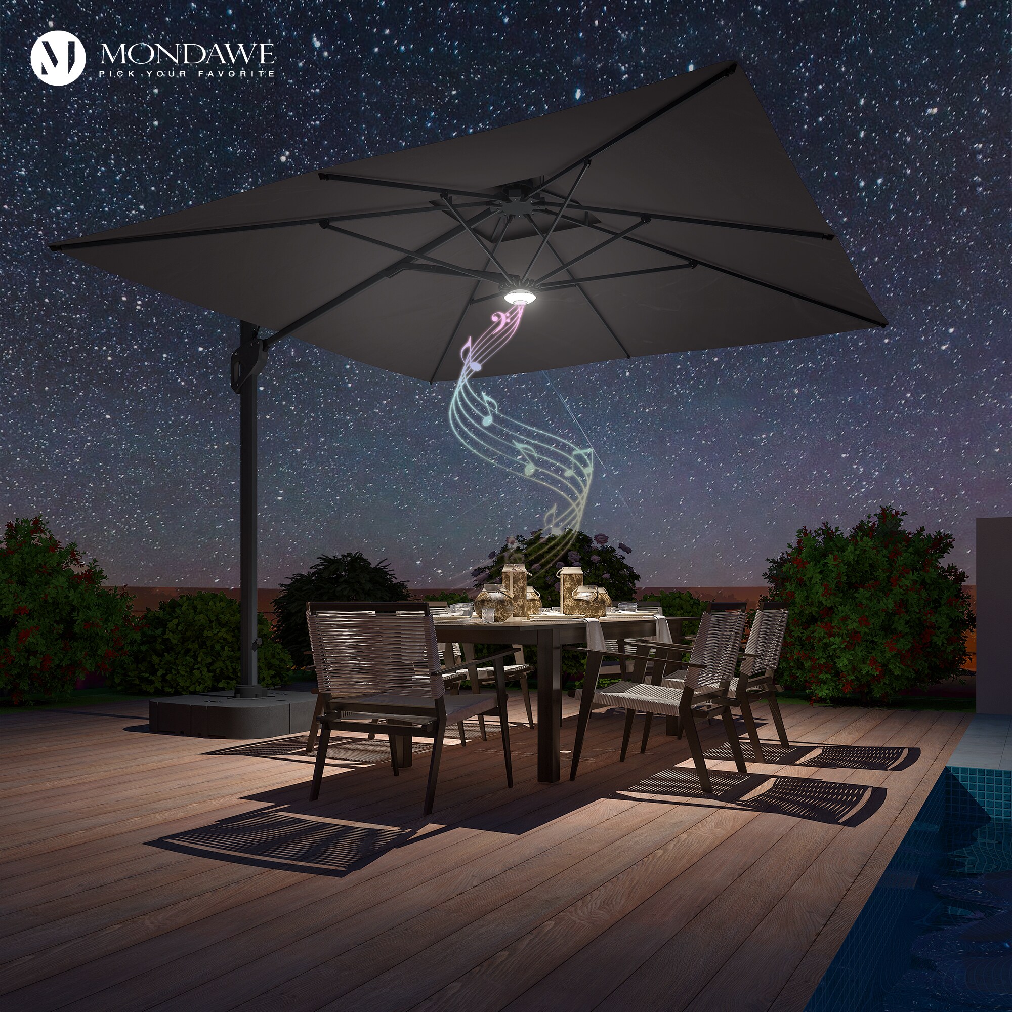 Mondawe MO-WG01GYLED Umbrellas-2 - View #5
