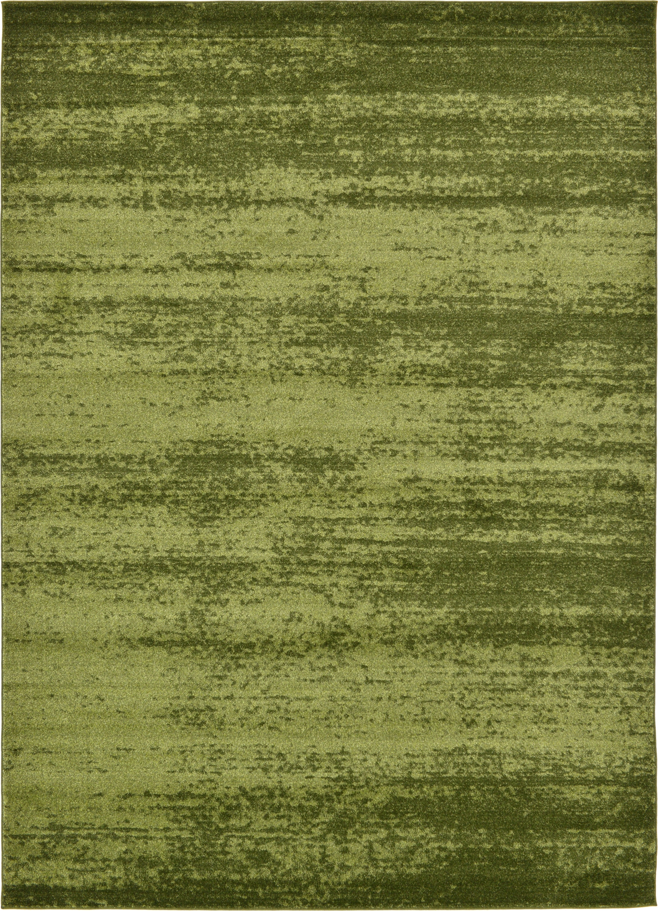 Unique Loom 3132859 Lucille Del Mar 9 x 12 (ft) Loomed Polypropylene Green/Olive Rectangular Indoor Distressed/Overdyed Area rug