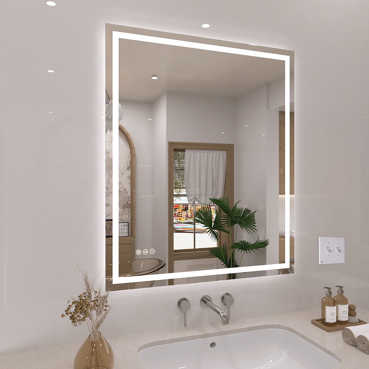 TaiMei MC04-2230SF1 Framed-Bath-Mirrors - View #2