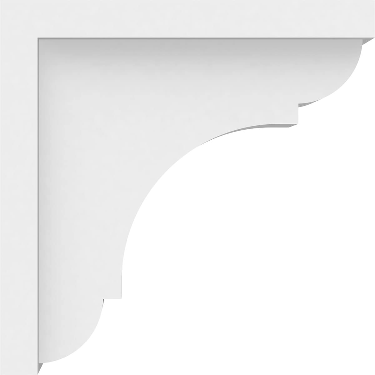 Ekena Millwork BKTP04X08X08BRY Exterior-Brackets-Braces - View #3