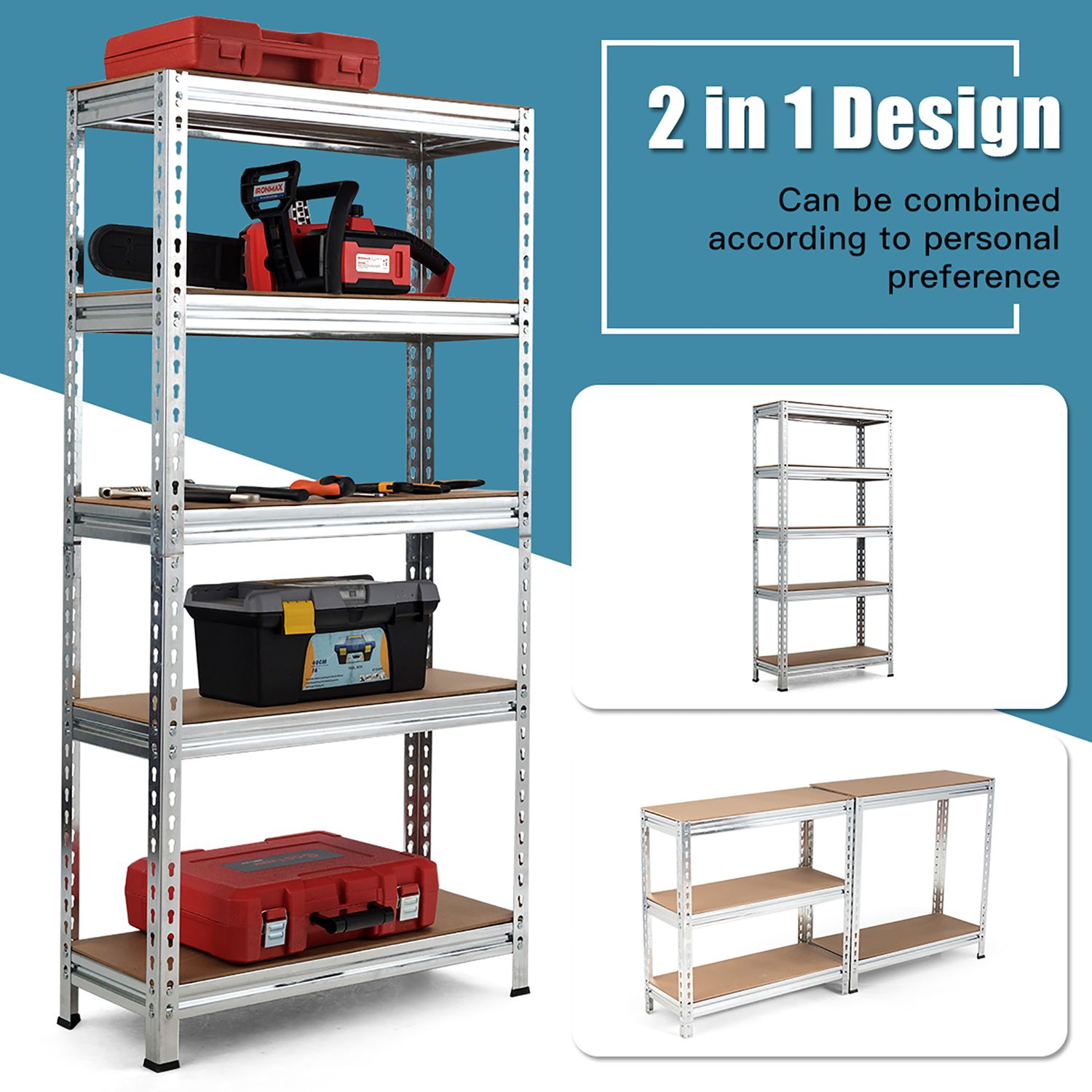 Costway CSHY002709 Free-Standing-Shelving - View #5