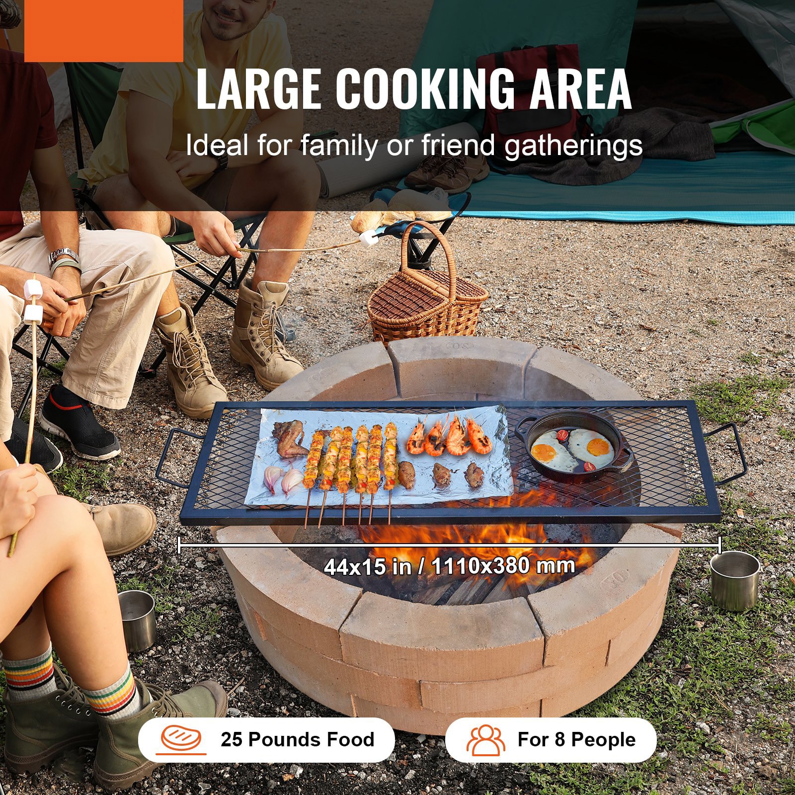 Mecale VOL-D1N9HE Charcoal-Grills - View #4