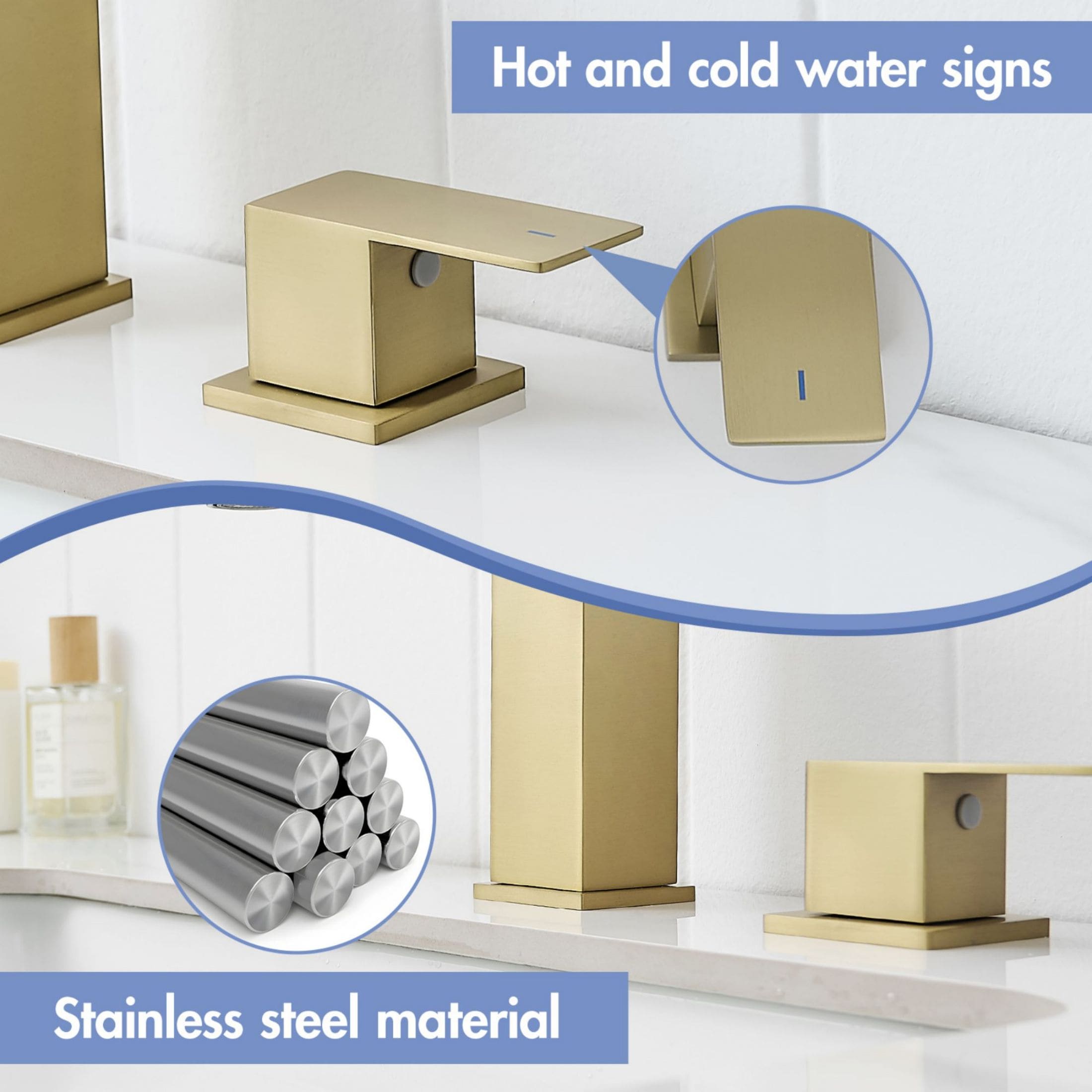 WELLFOR QJ-K-1429-44YG Lavatory-Faucets - View #7