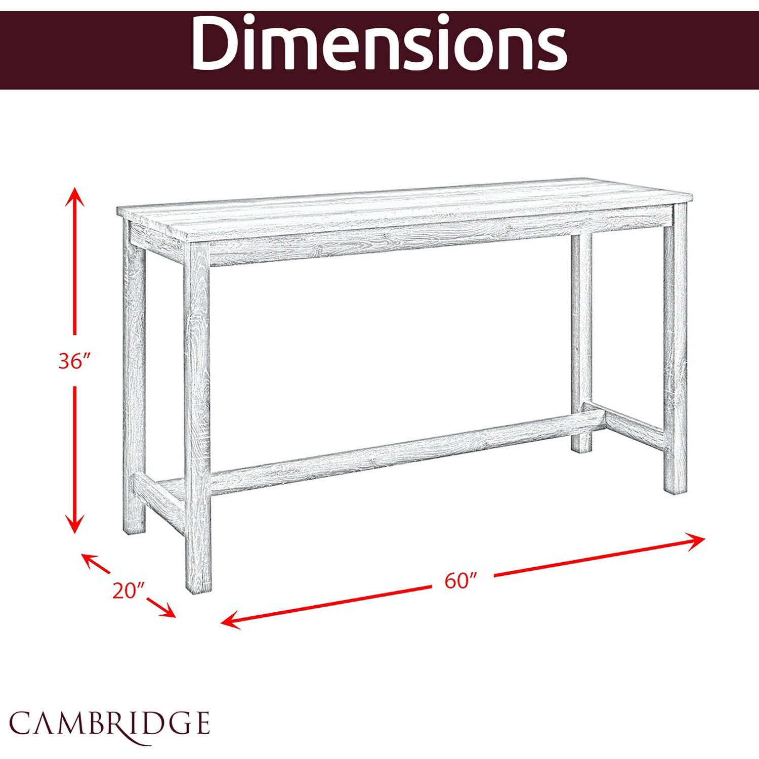 Cambridge 982003-4PC-RUS Dining-Sets - View #2