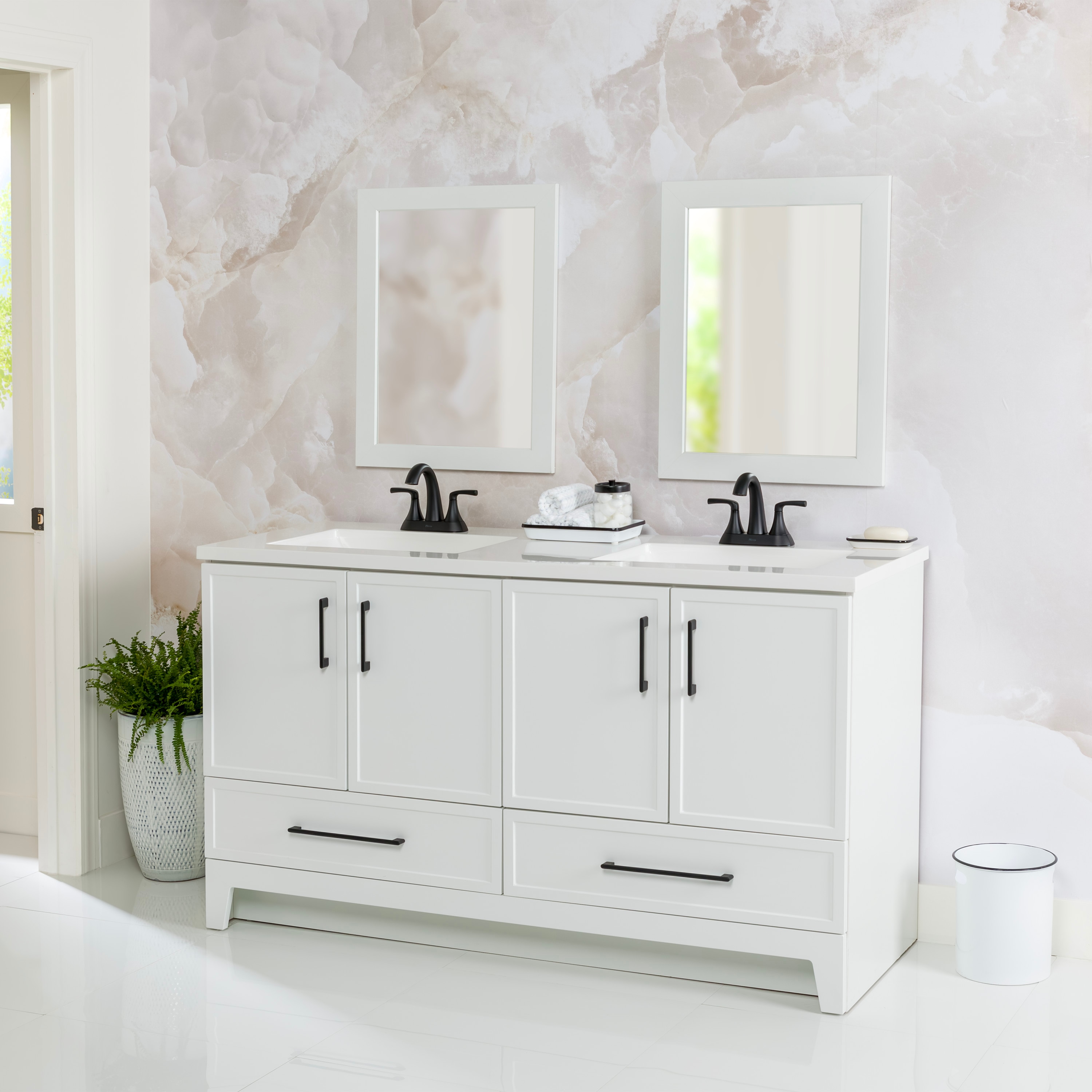 Style Selections ME60P1-WH vanities - View #6