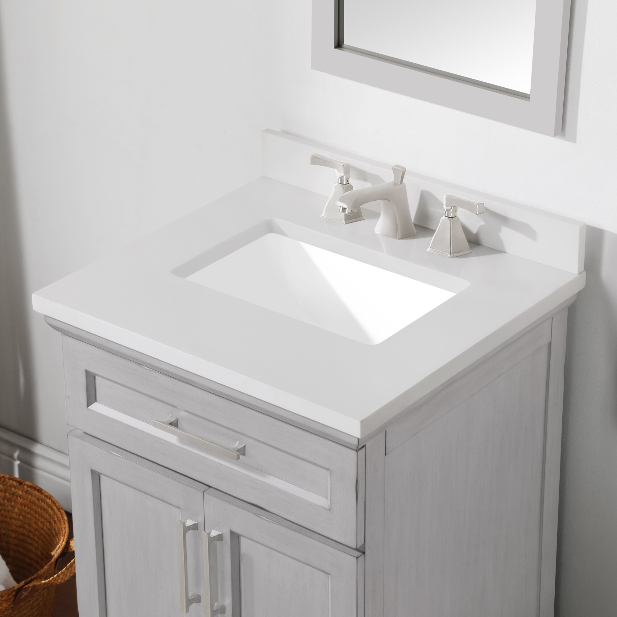allen + roth FELIX-24WG Bath-Vanity-Combo - View #3