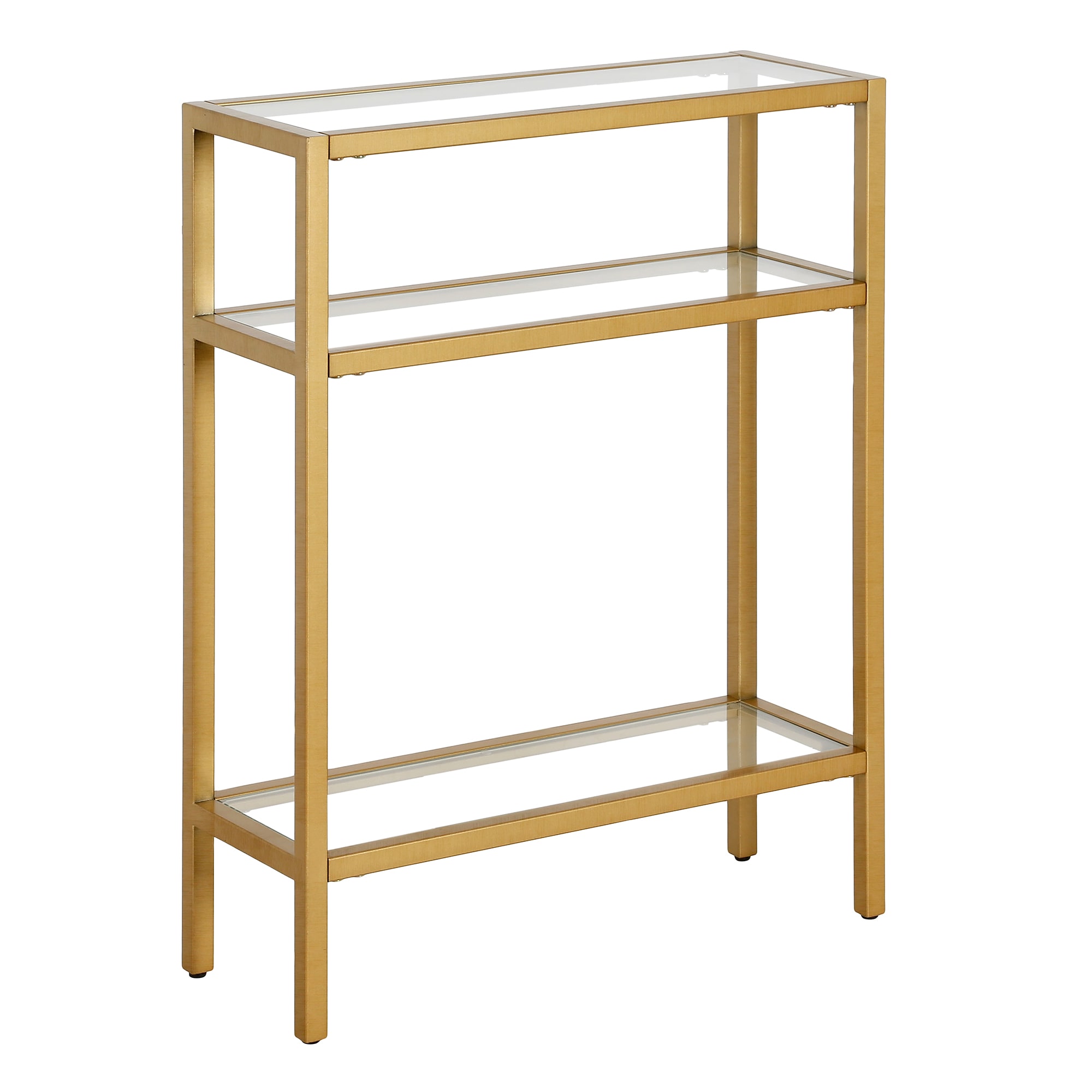 Hailey Home AT1166 Sivil Modern Brass Console table