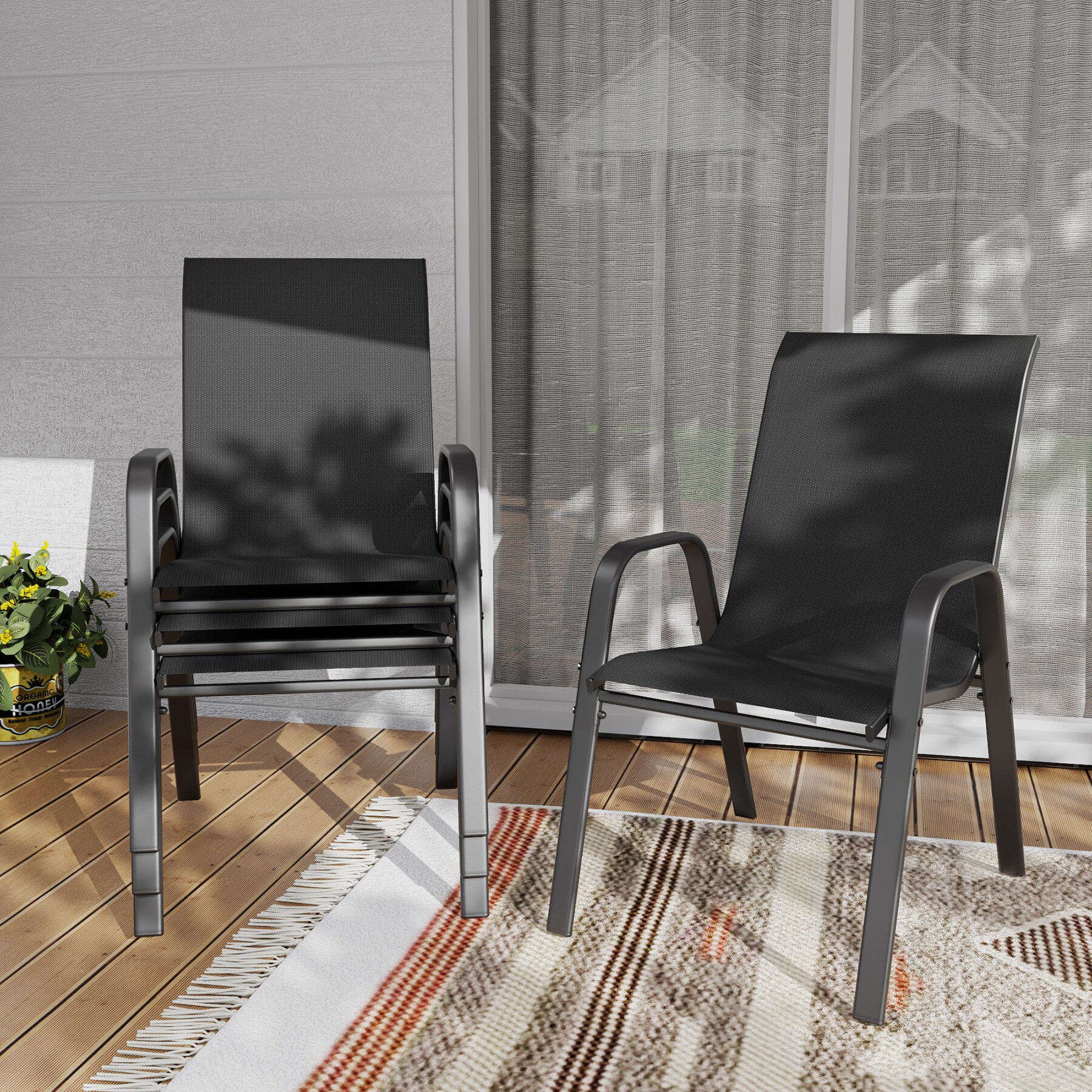 SINOFURN SYG1100032GY Patio-Chairs - View #2