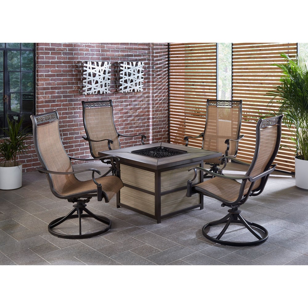 Hanover MON5PCSQSW4FP Patio-Conversation-Sets - View #12