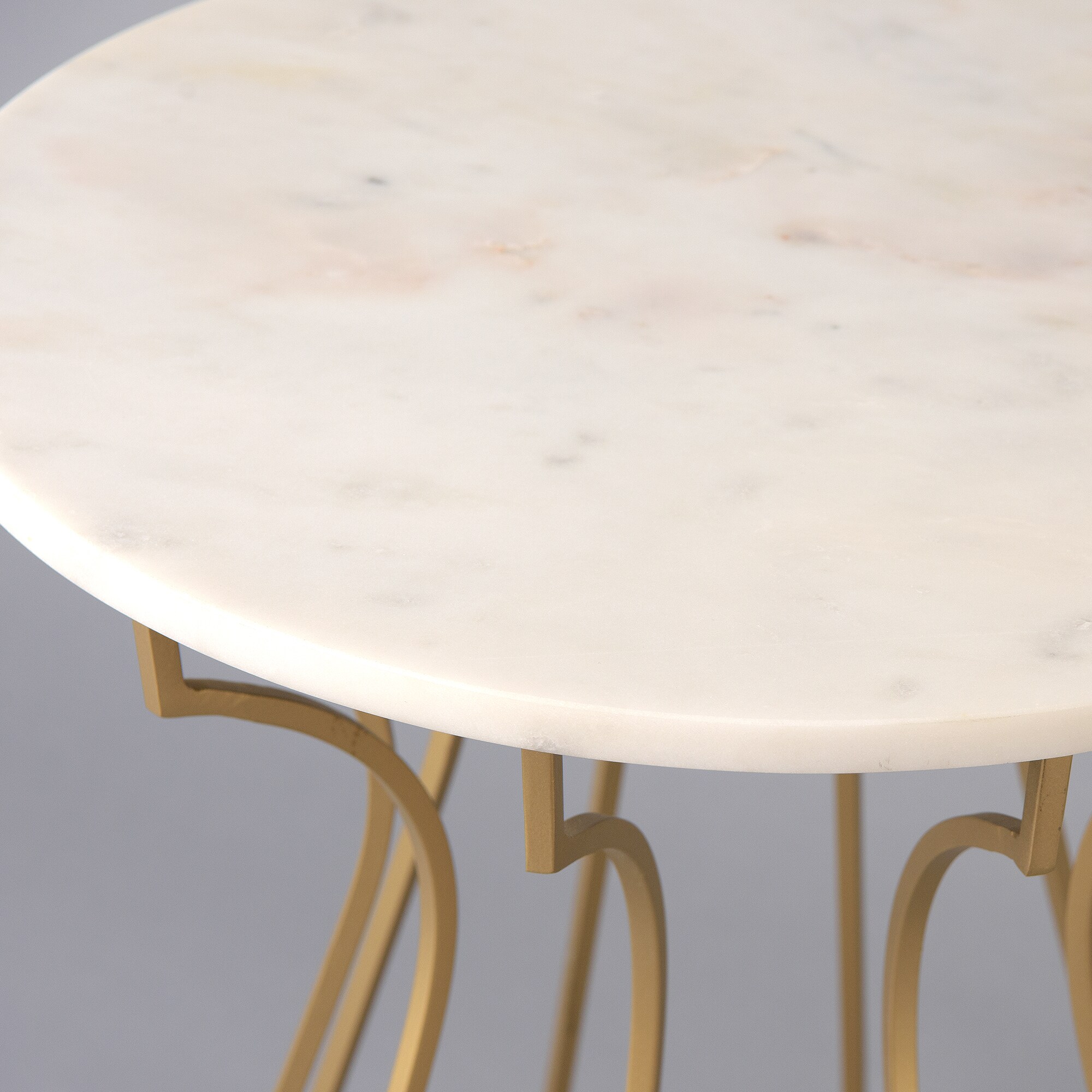 Best Home Fashion TABLE-IAF9678-WHITE End-Tables - View #7