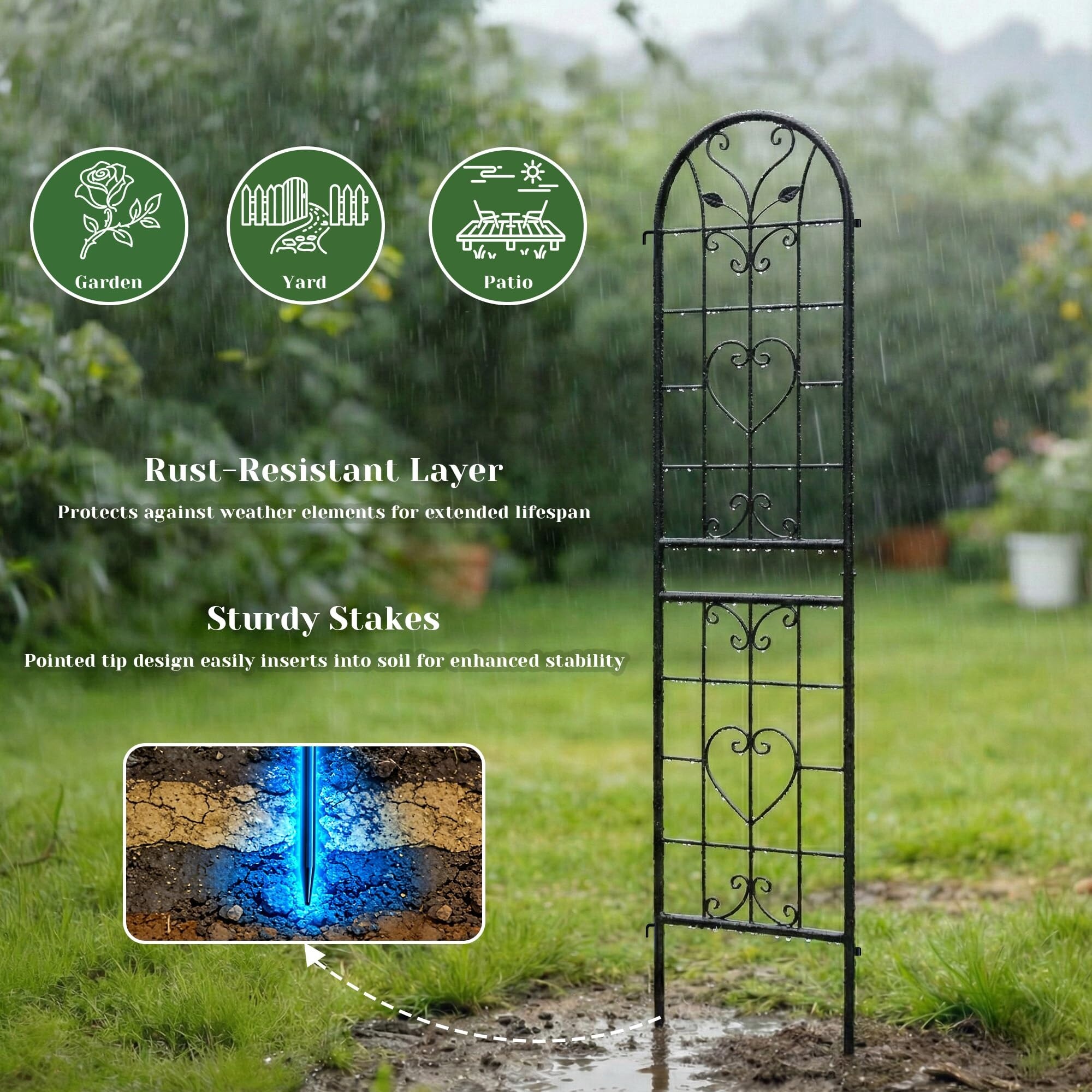Justincity LJT0417T29 Garden-Trellis - View #3