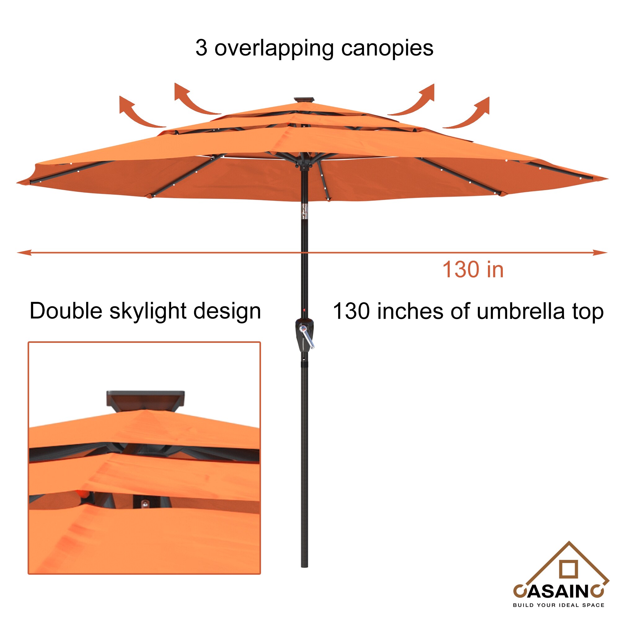 CASAINC YH-OB-OTU009KK Umbrellas-2 - View #6