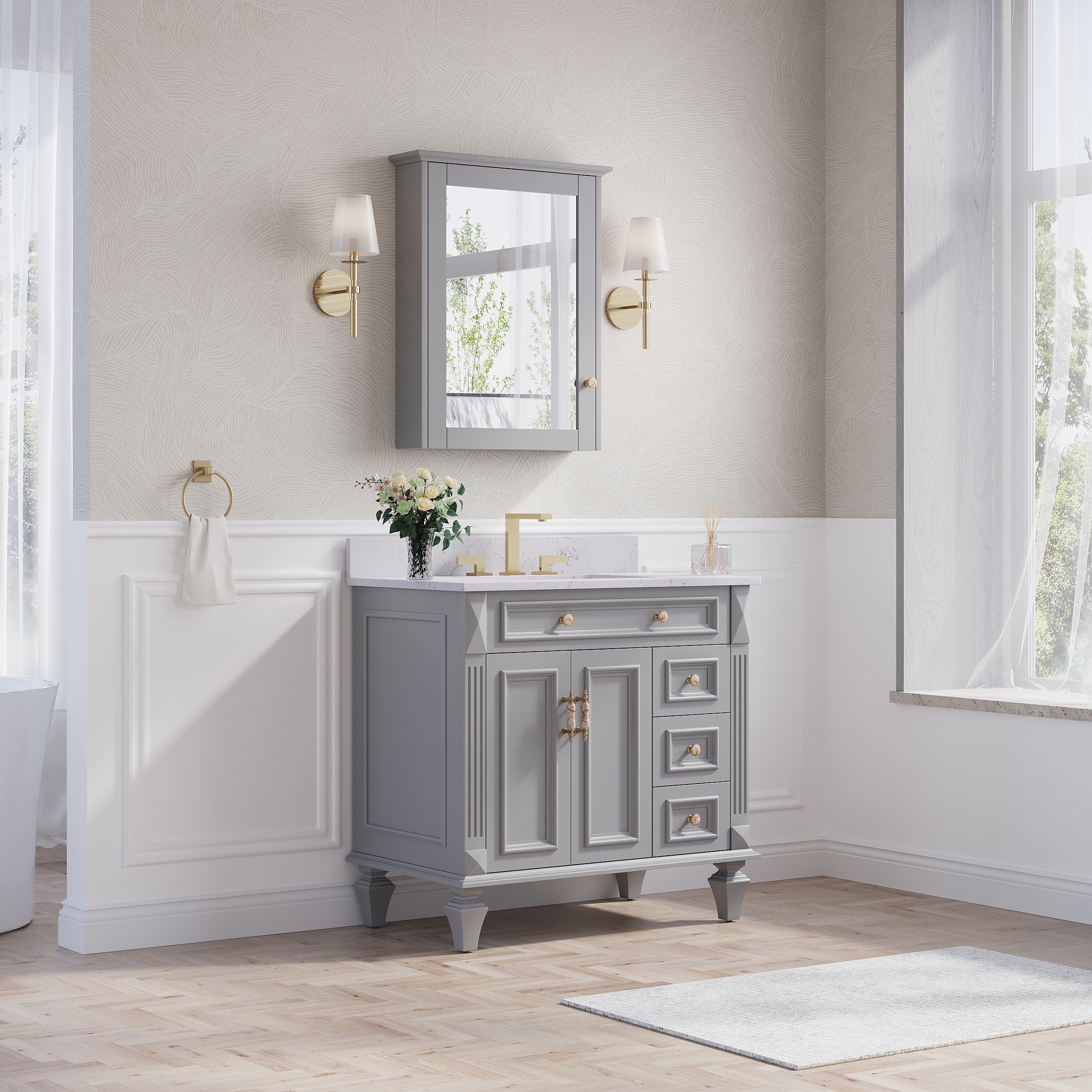 Forclover MF01-36TG Bath-Vanity-Combo - View #8
