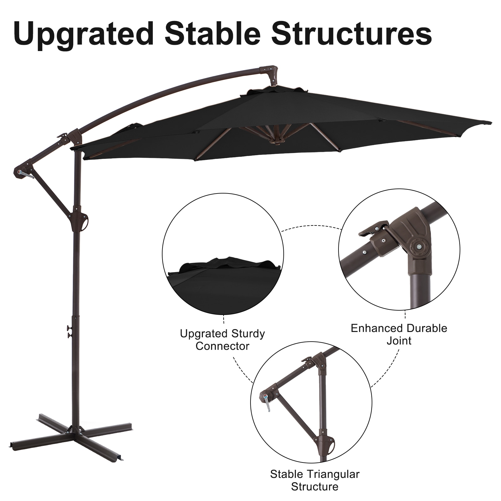 JEAREY JE-EDXJS-10FT-BK Umbrellas-2 - View #3