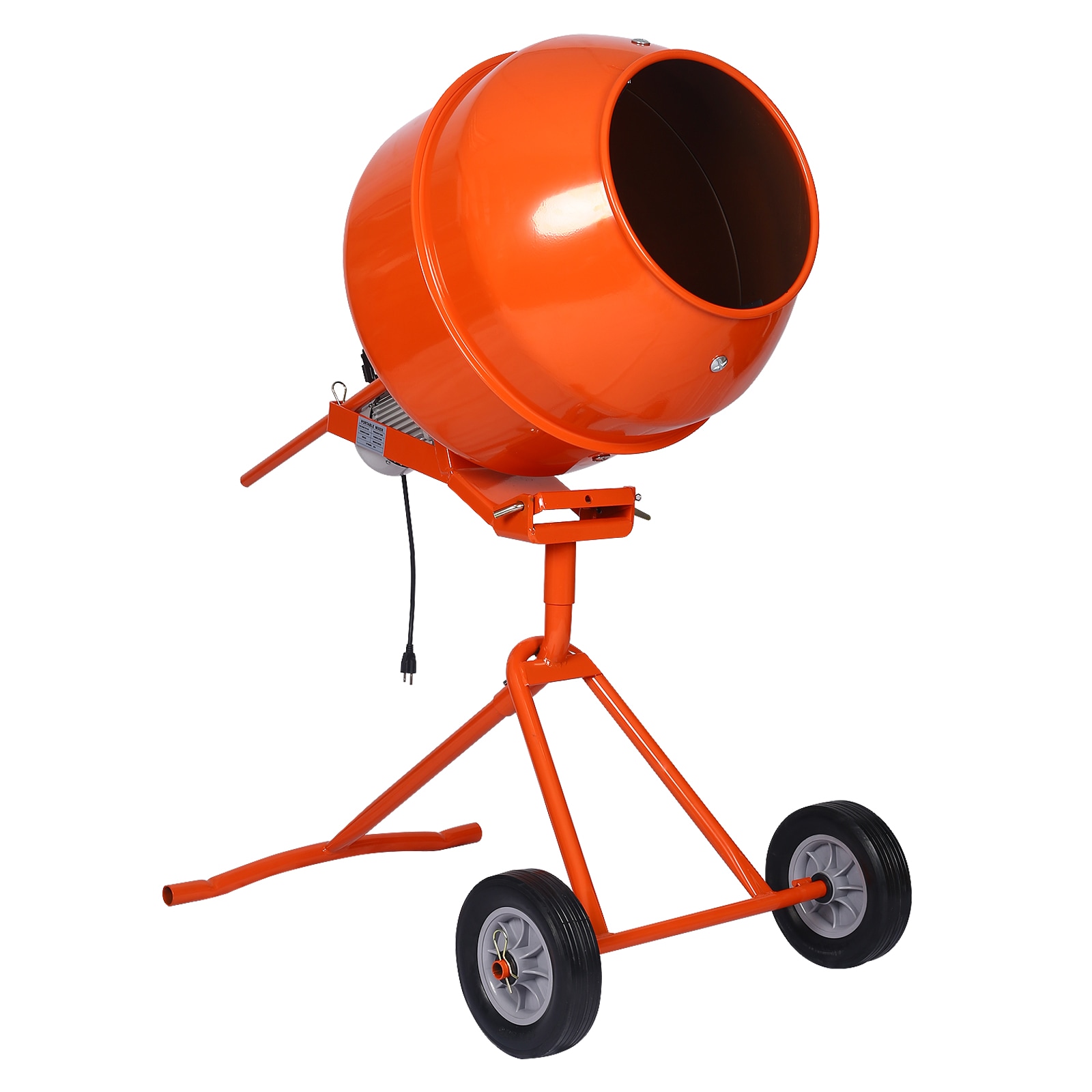 Siavonce ZX-114602 Concrete Mixer 5-cu ft 0.5 -HP Concrete Mixers