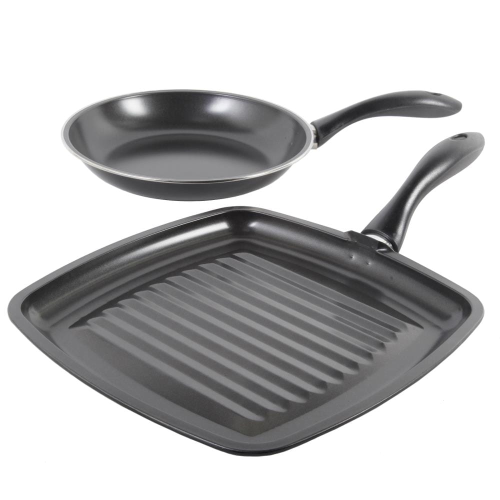 Gibson 2-Piece Westleton 11-in Carbon Steel Cookware Set in the Cooking Pans  & Skillets department at