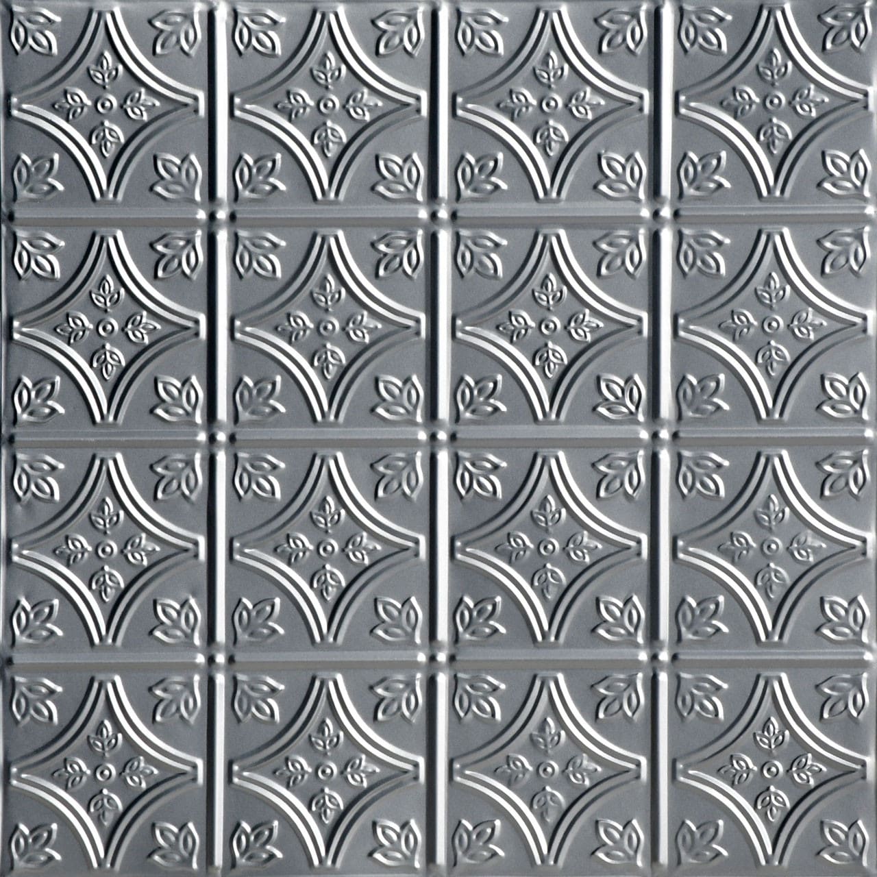 From Plain to Beautiful in Hours 2-ft x 2-ft Lilac Steel (Unfinished) Steel Surface-mount Ceiling Tile (6-Pack, 24-sq ft / Case)