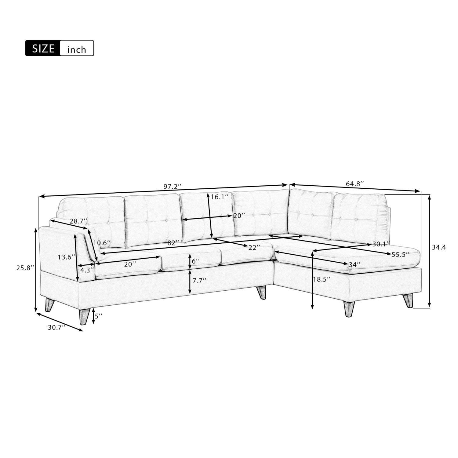JASMODER SG000590AAE Sofas-Loveseats - View #2