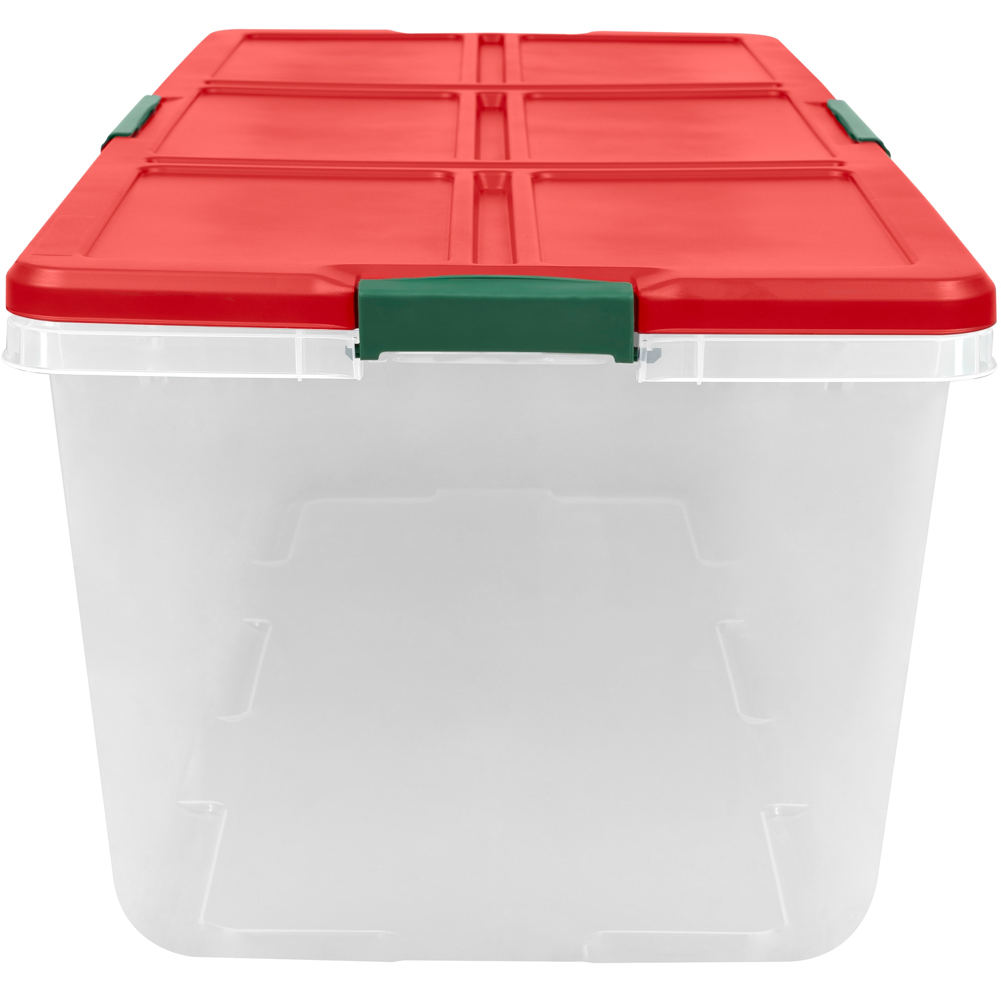 Holiday Living X-large 25-Gallons (100-Quart) Clear W/Red Lid