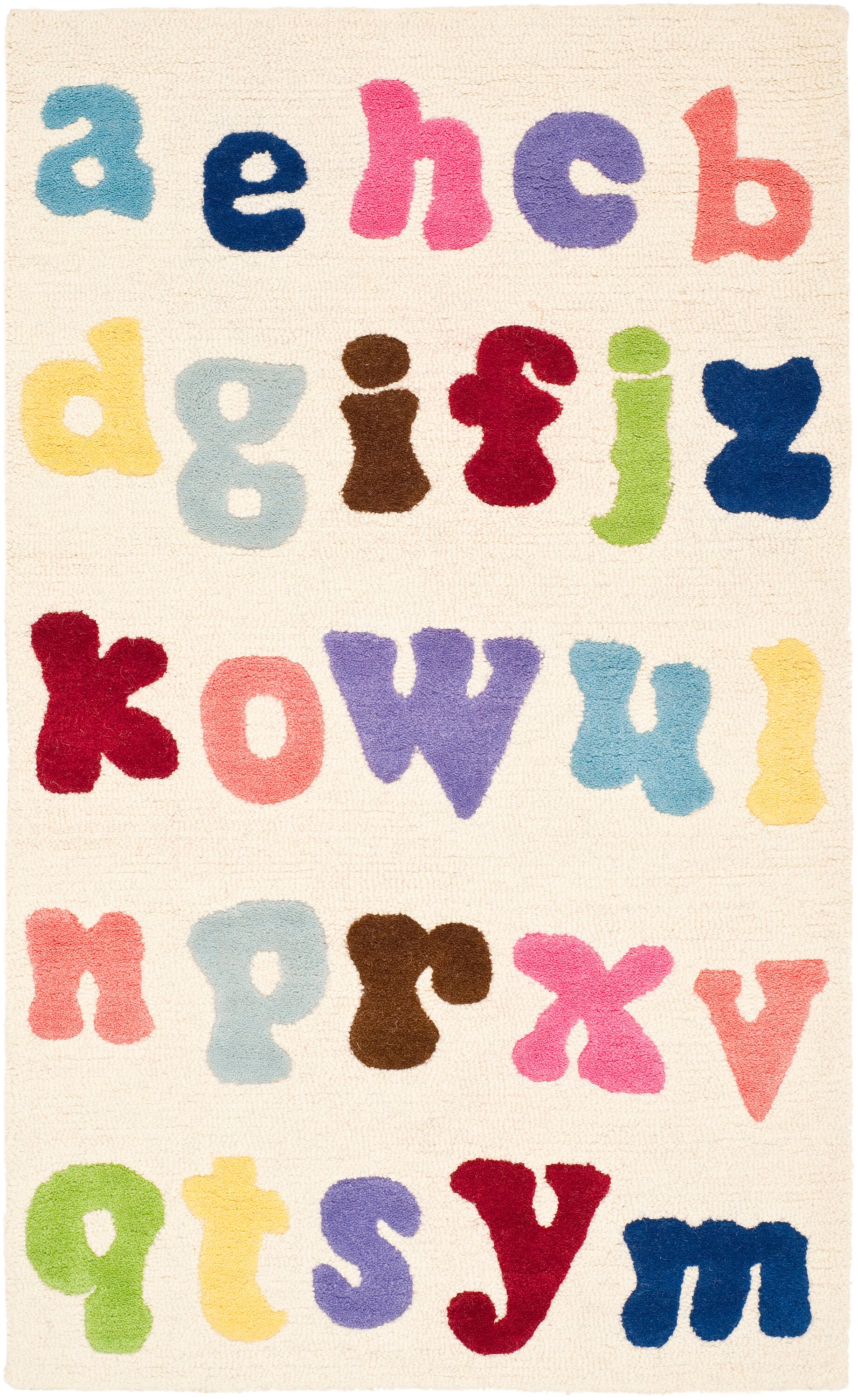  Kids 389A- Ivory Multi 3 x 5 Rectangular Area rug