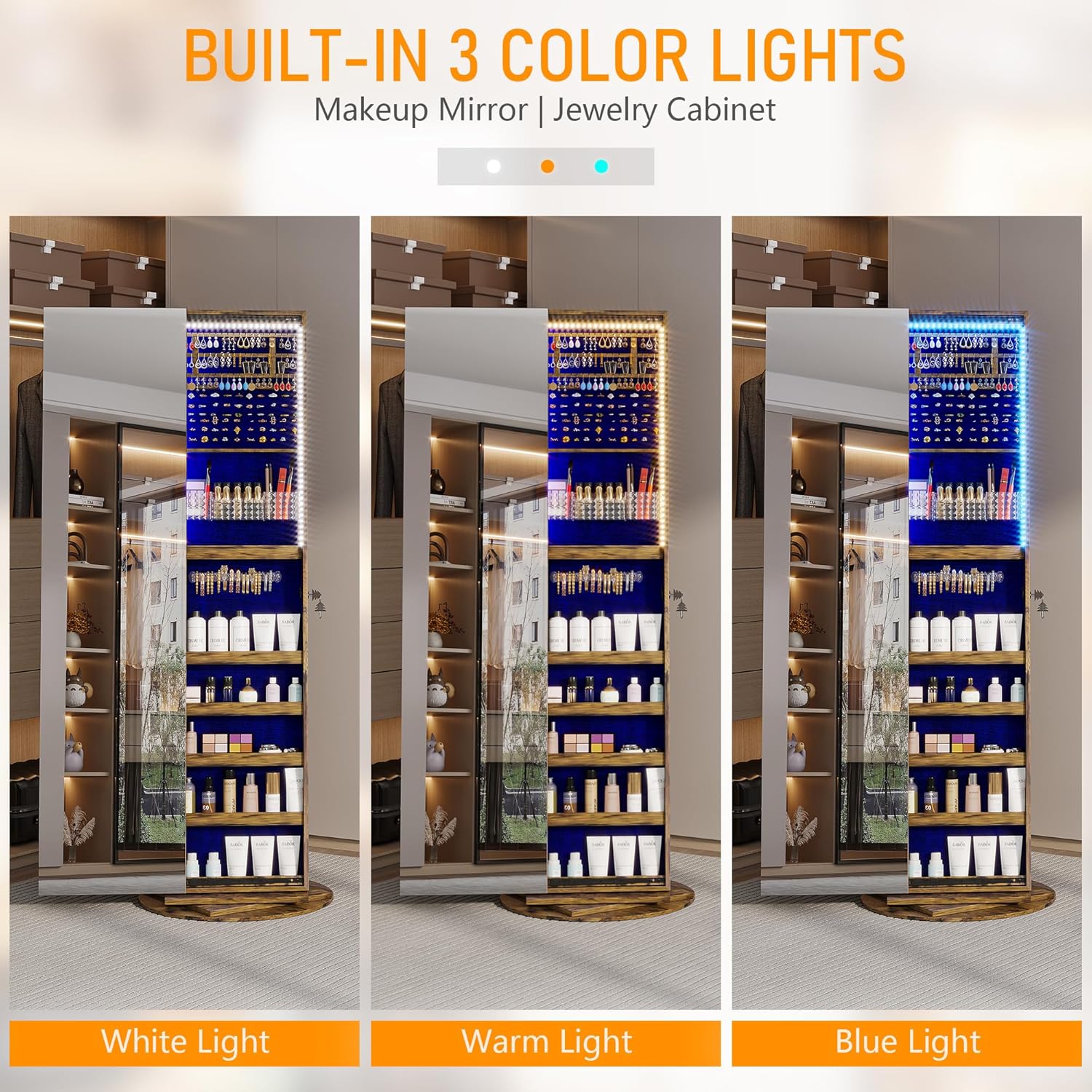 Vlsrka B0C4PDLPHP Jewelry-Armoires - View #2