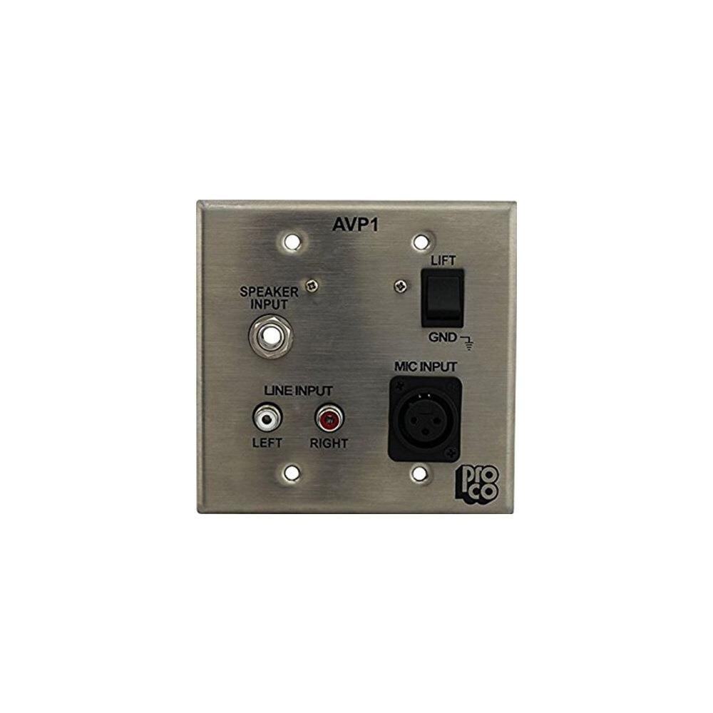  TCNCD331531 Rapco RPC-AVP1-STS Audio Visual Passive Interface Wallplate