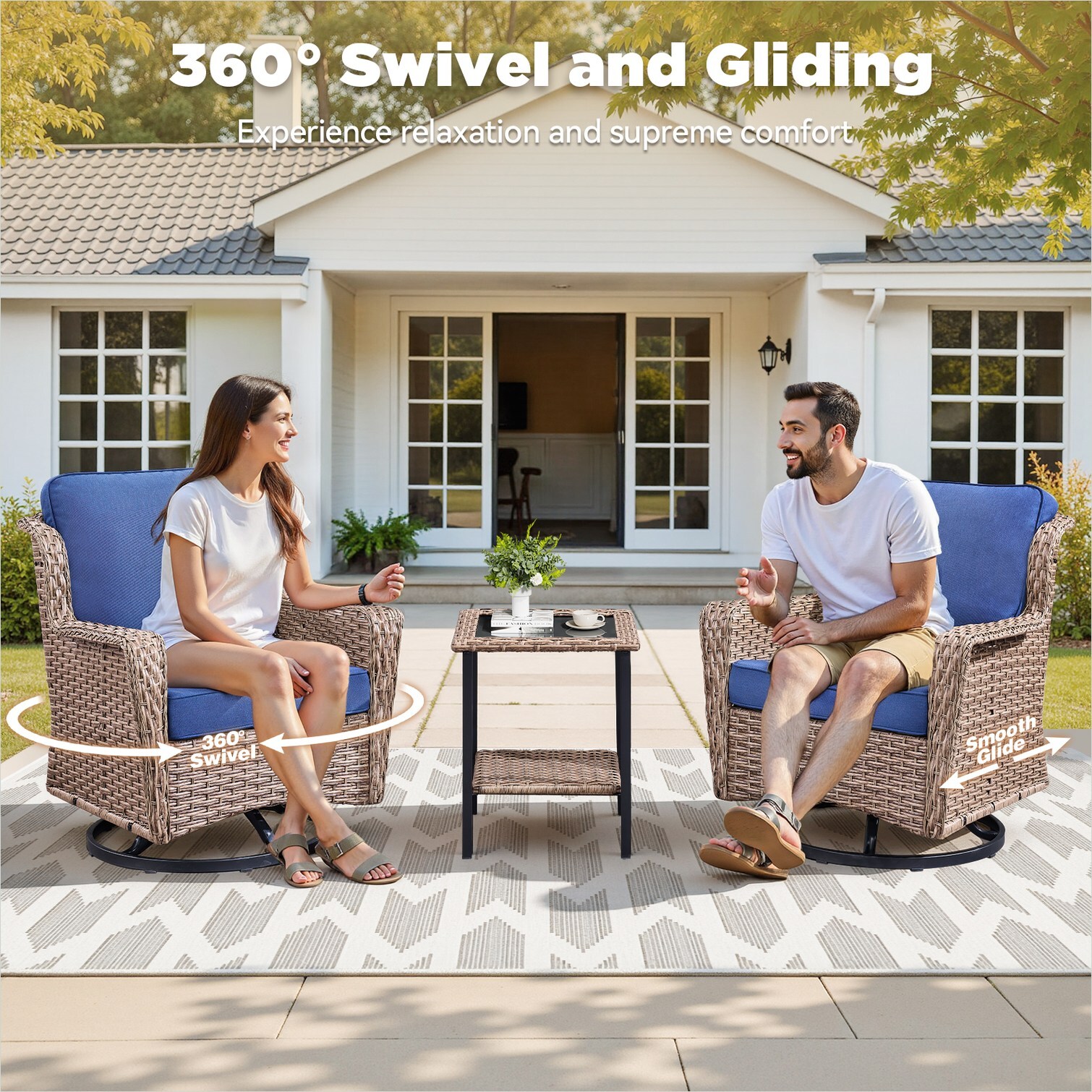 SUNCREAT 31JA936LD2XG Patio-Conversation-Sets - View #3