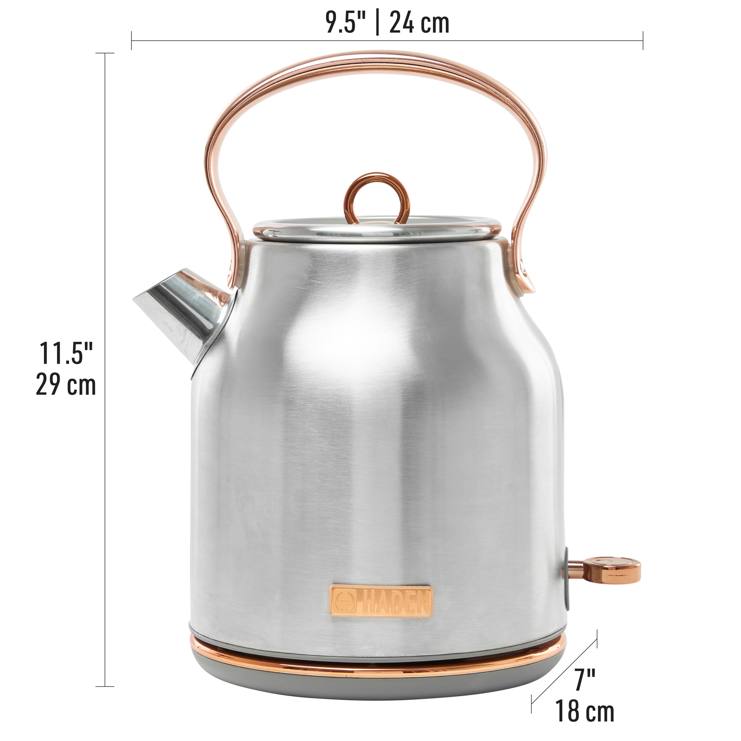 Electric Kettle, Miroco 1.5L Double Wall 100% Stainless Steel BPA-Free Cool  Touch Tea Kettle Black - Coupon Codes, Promo Codes, Daily Deals, Save Money  Today