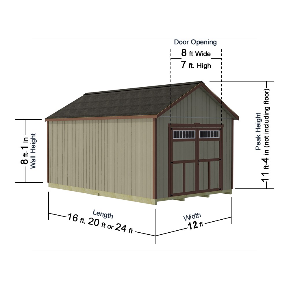 Best Barns DOVER1216 Garage-Buildings - View #6