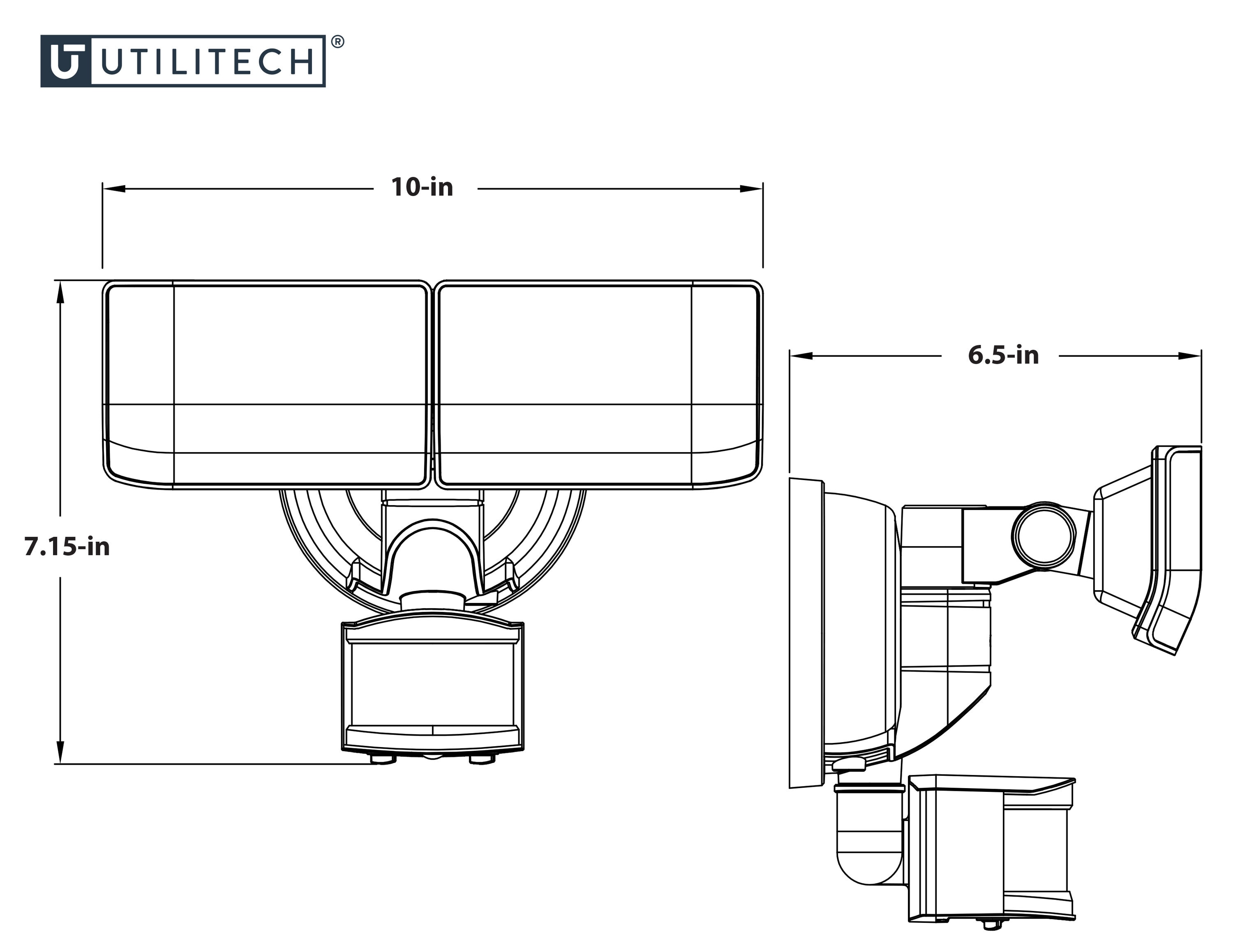 Utilitech FSI UT-201-1200BRZ Motion-Activated-Floodlights - View #19