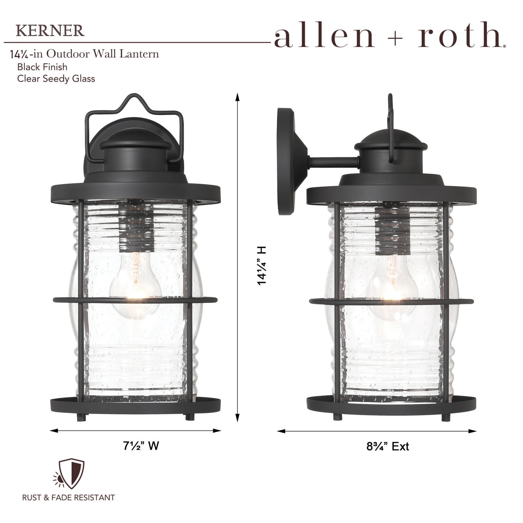 allen + roth 81083 Outdoor-Wall-Lighting - View #7