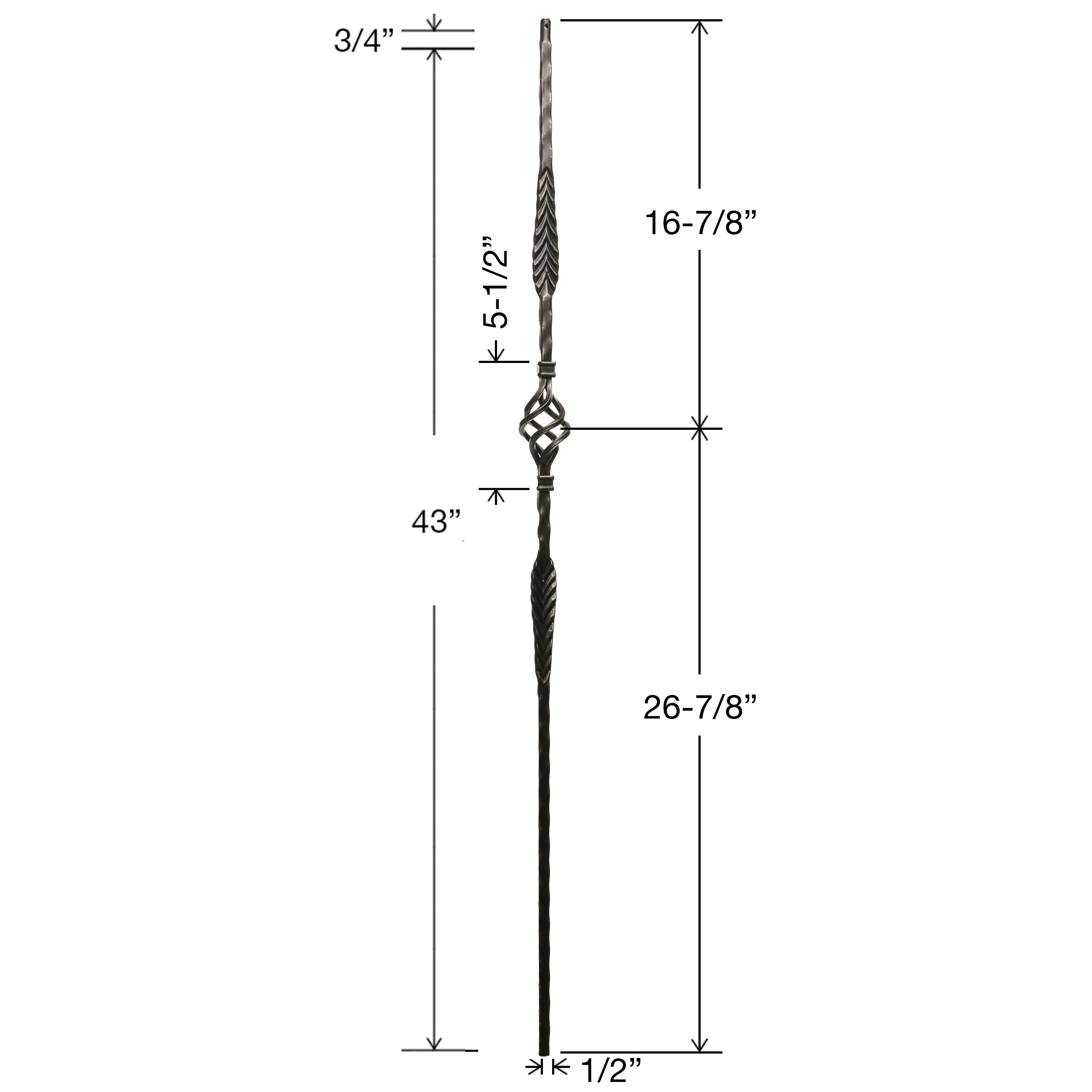 RELIABILT WGT23RB Interior-Stairpart-Balusters - View #9