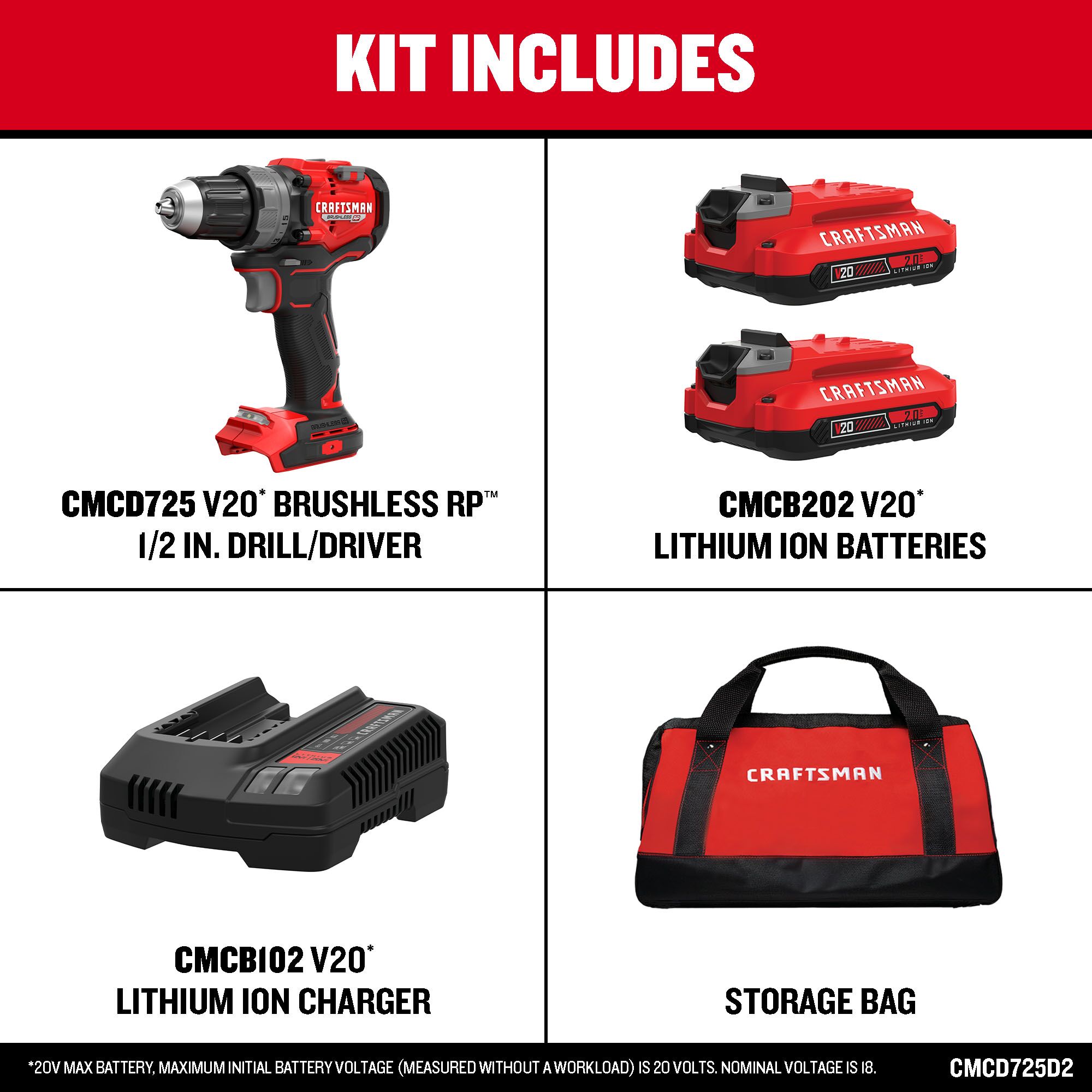 CRAFTSMAN CMCD725D2 c100010 - View #3