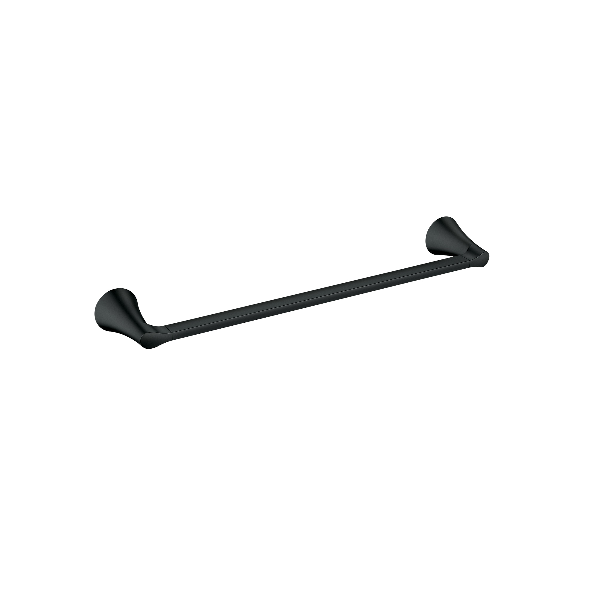 Moen Graeden 18-in Matte Black Wall Mount Single Towel Bar Y0918BL at ...