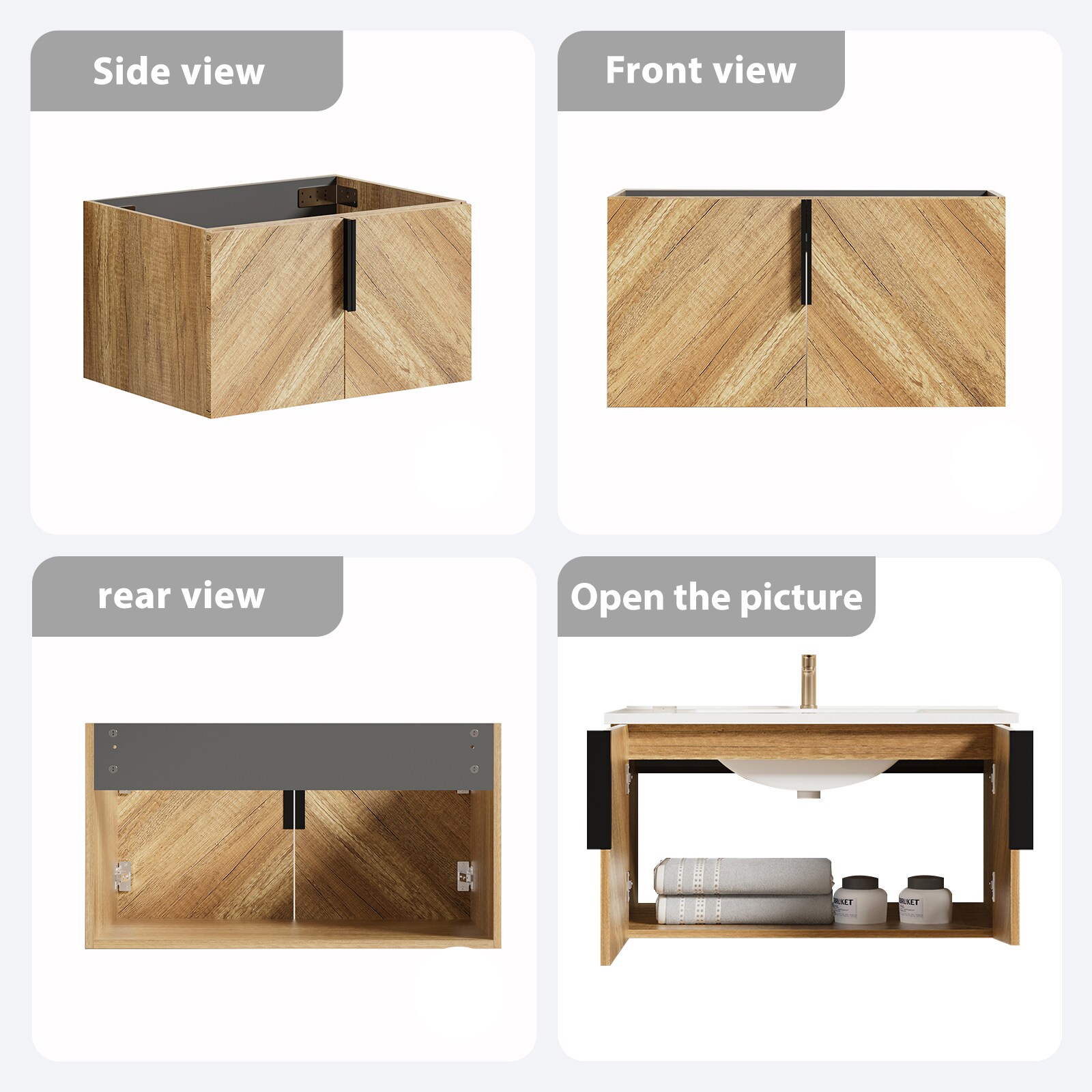 LUXEYARD DS-M-BAC07435 Bath-Vanity-Combo - View #5