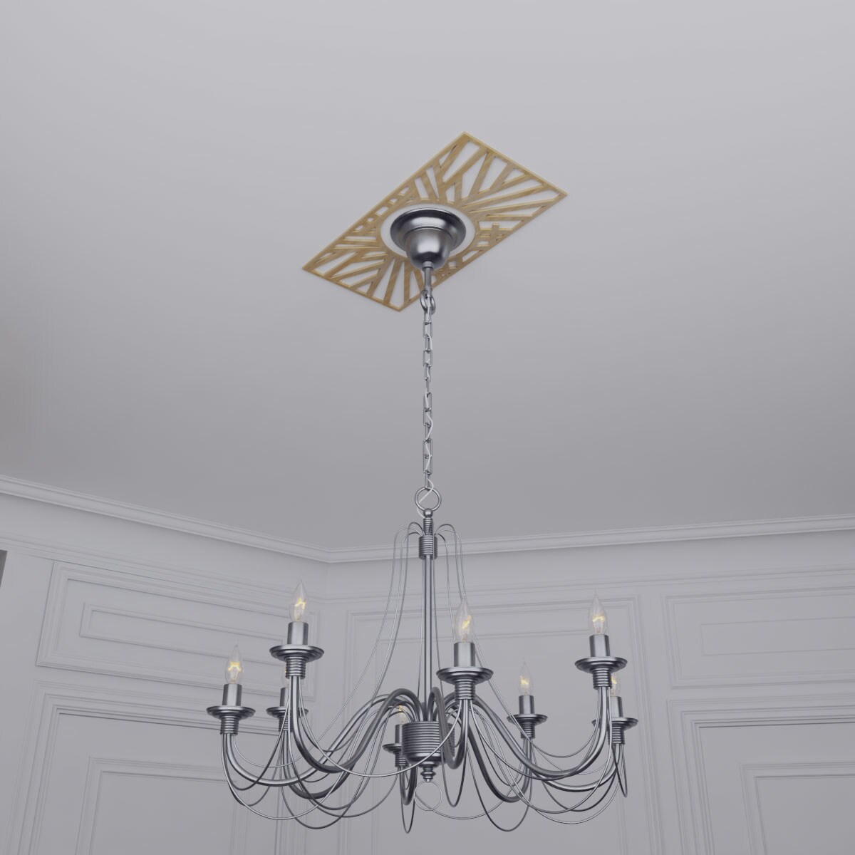 Ekena Millwork CMWP16X08X0375HOHI Ceiling-Medallions - View #11