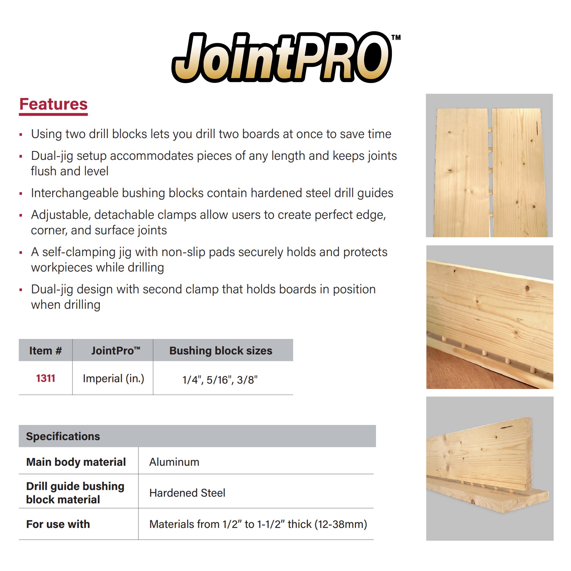 Milescraft 13110003 Woodworking-Tool-Accessories - View #2