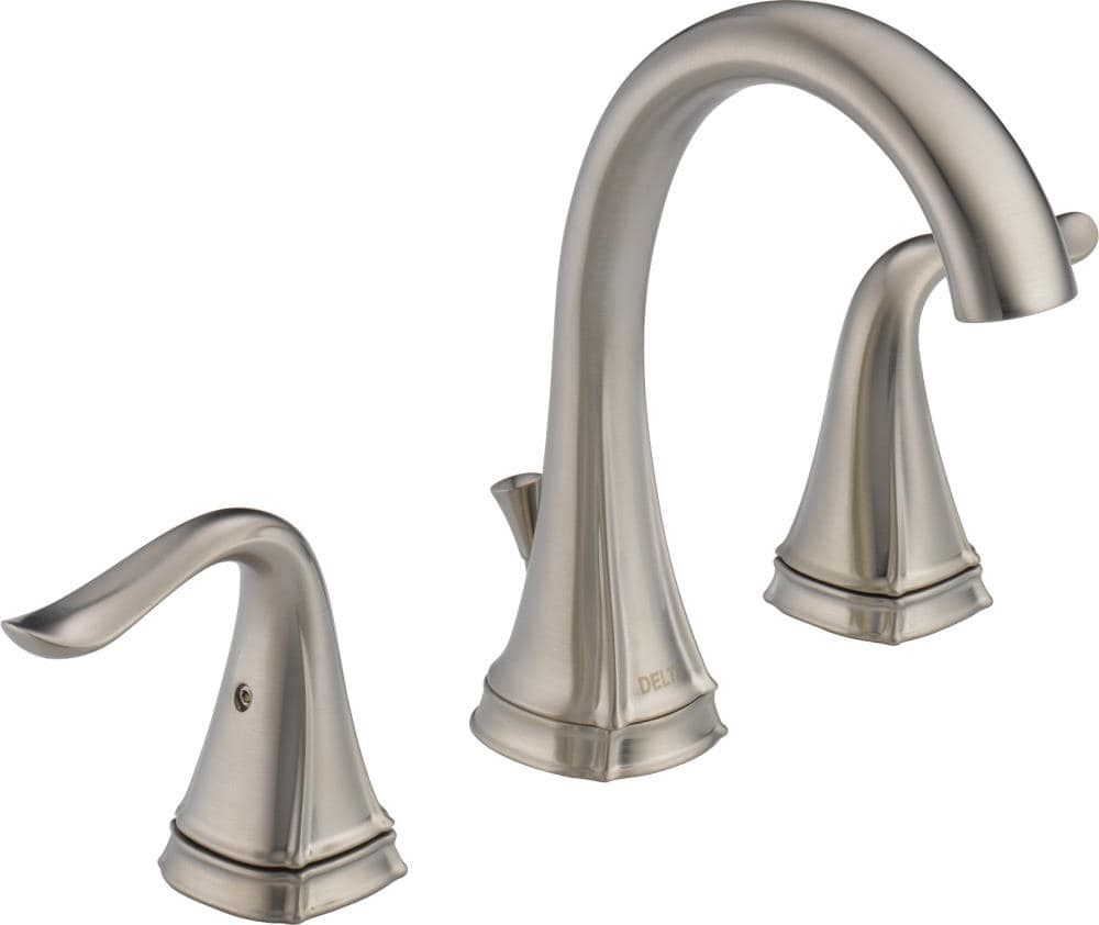 Delta Celice Stainless Widespread 2-handle WaterSense Bathroom Sink ...