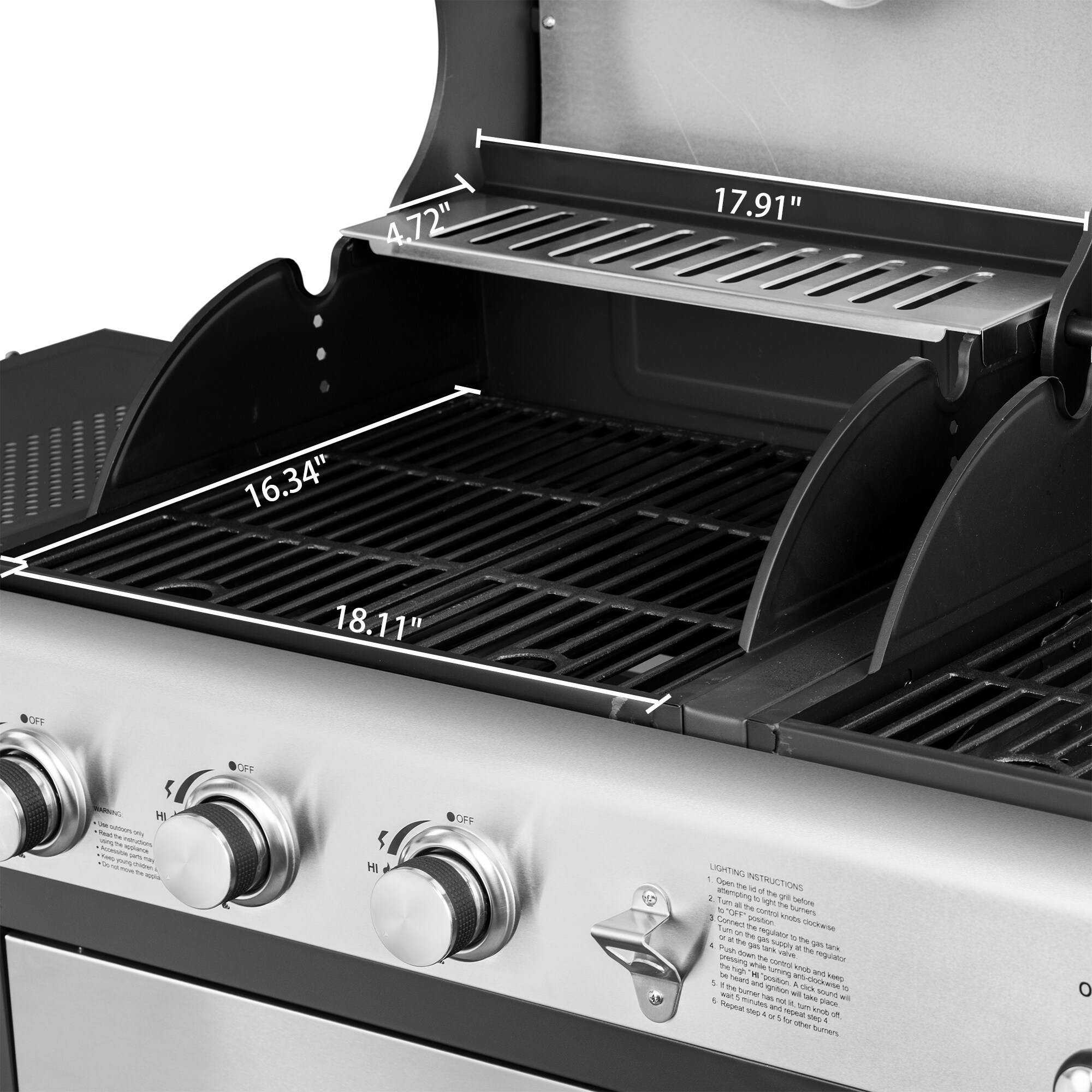 Royal Gourmet ZH3002S Combo-Grills - View #9