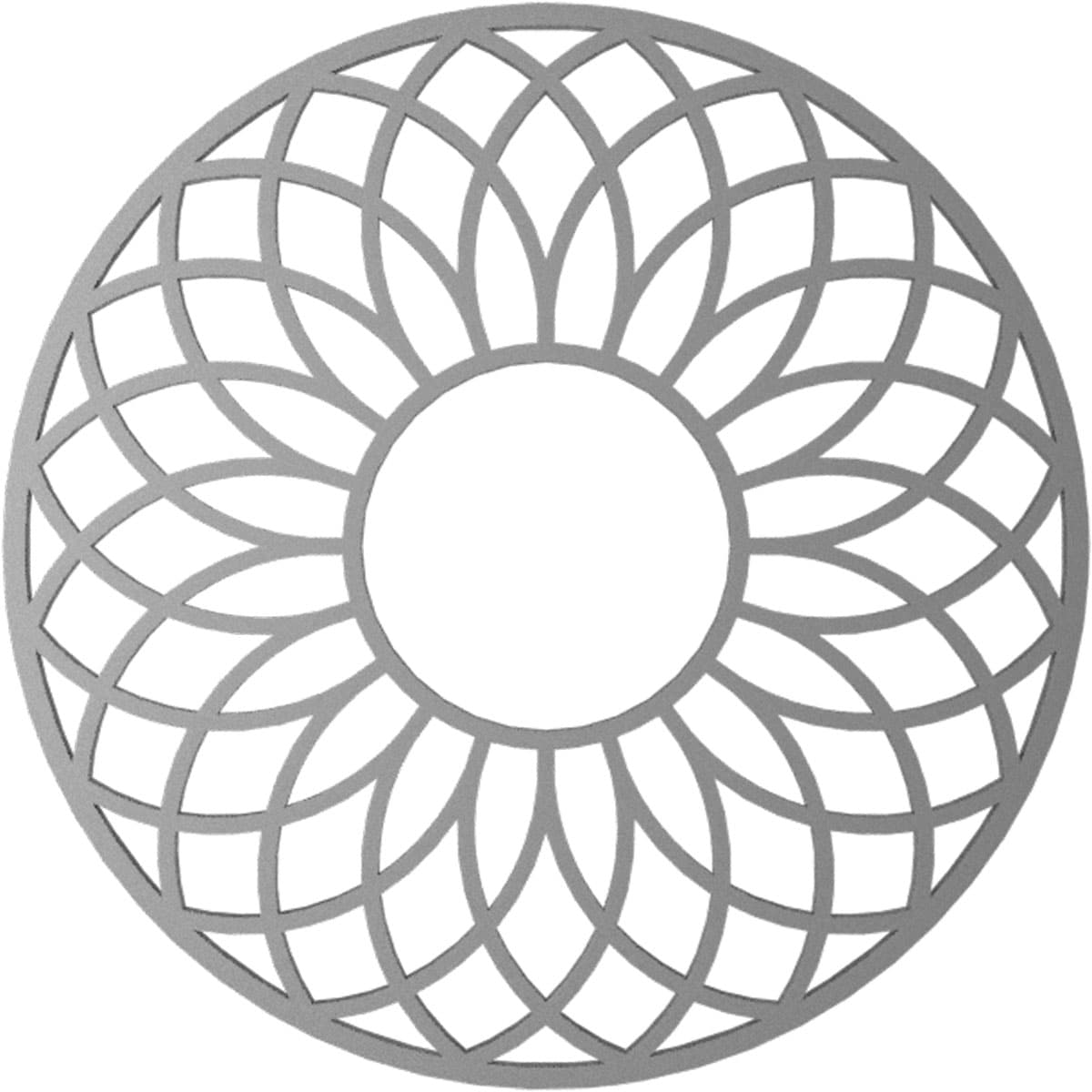 Ekena Millwork CM14TR2-03500 Ceiling-Medallions - View #3