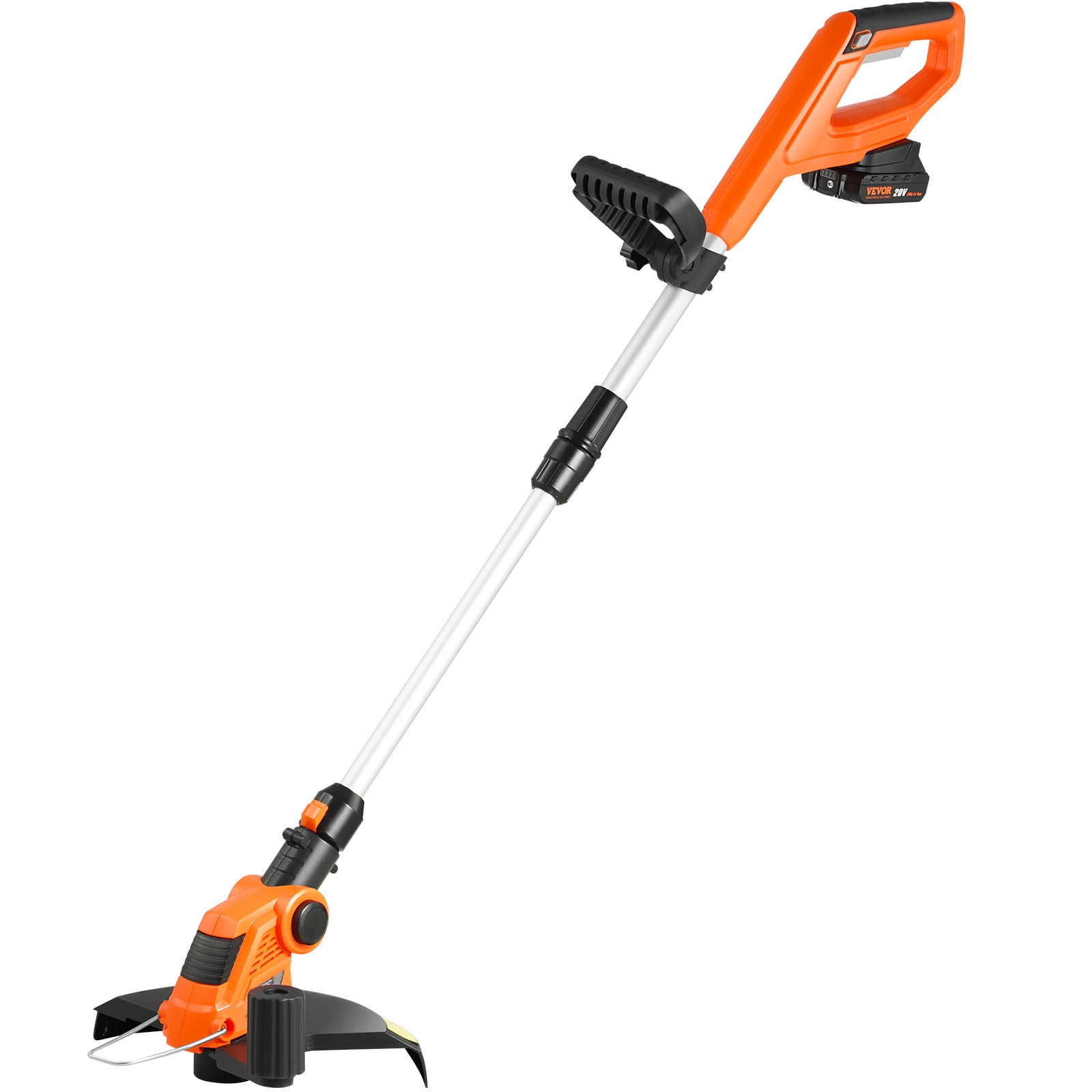 VEVOR WXCS4AH10120VKX3WV5 20-volt 12.0-in Straight Shaft Battery String Trimmer (Battery Included) (Charger Included)