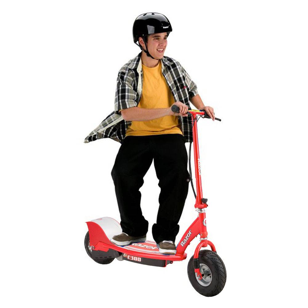 Razor E300 Adult Ride On 24v High Torque Electric Powered Scooter Red