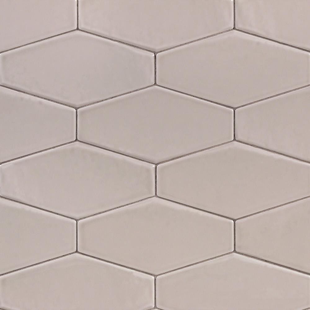 Artmore Tile EXT3RD102142 Bolton Taupe 4-in x 8-in Polished Ceramic Subway Hexagon Standard Wall Tile ( 5.38-sq ft Carton )
