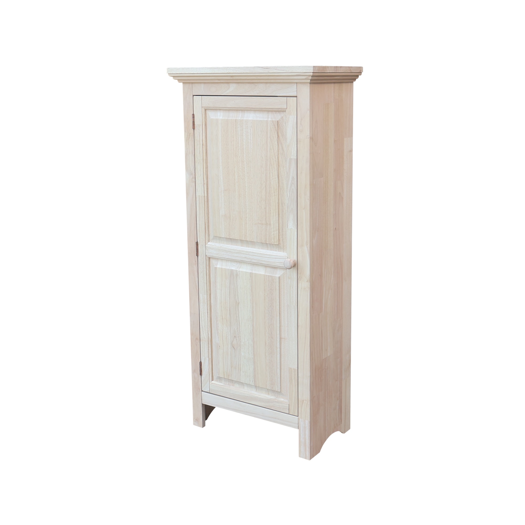 International Concepts CU-120 Traditional Unfinished Rubberwood Pantry